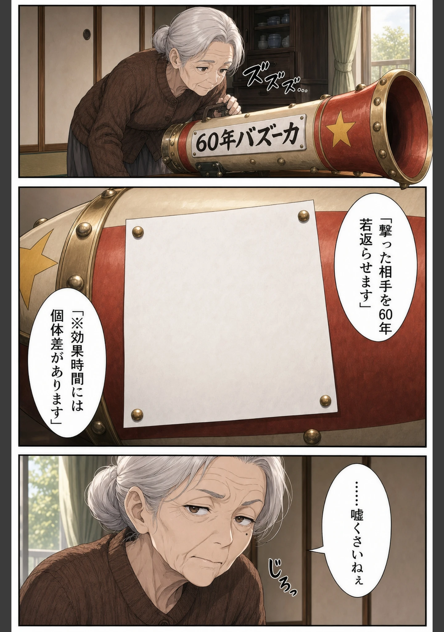 「60年バズーカ！〜83歳の元伝説キャバ嬢、若返って無双する〜【モザイク版】」（かわいいラボ） 試し読み 12ページ目
