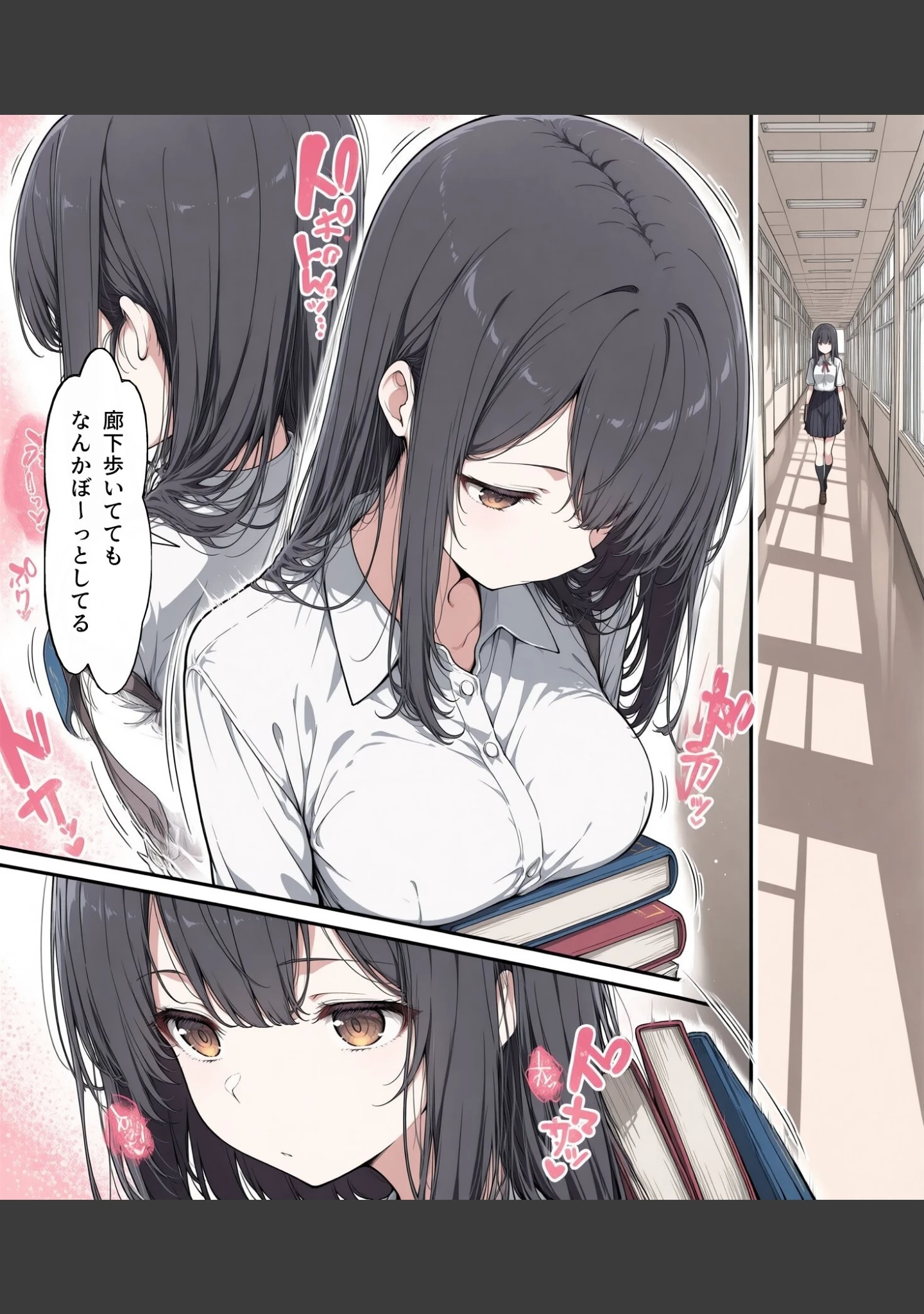 「真面目な女子校生が朝の満員電車で執拗に痴●された話【モザイク版】」（かわいいラボ） 試し読み 12ページ目