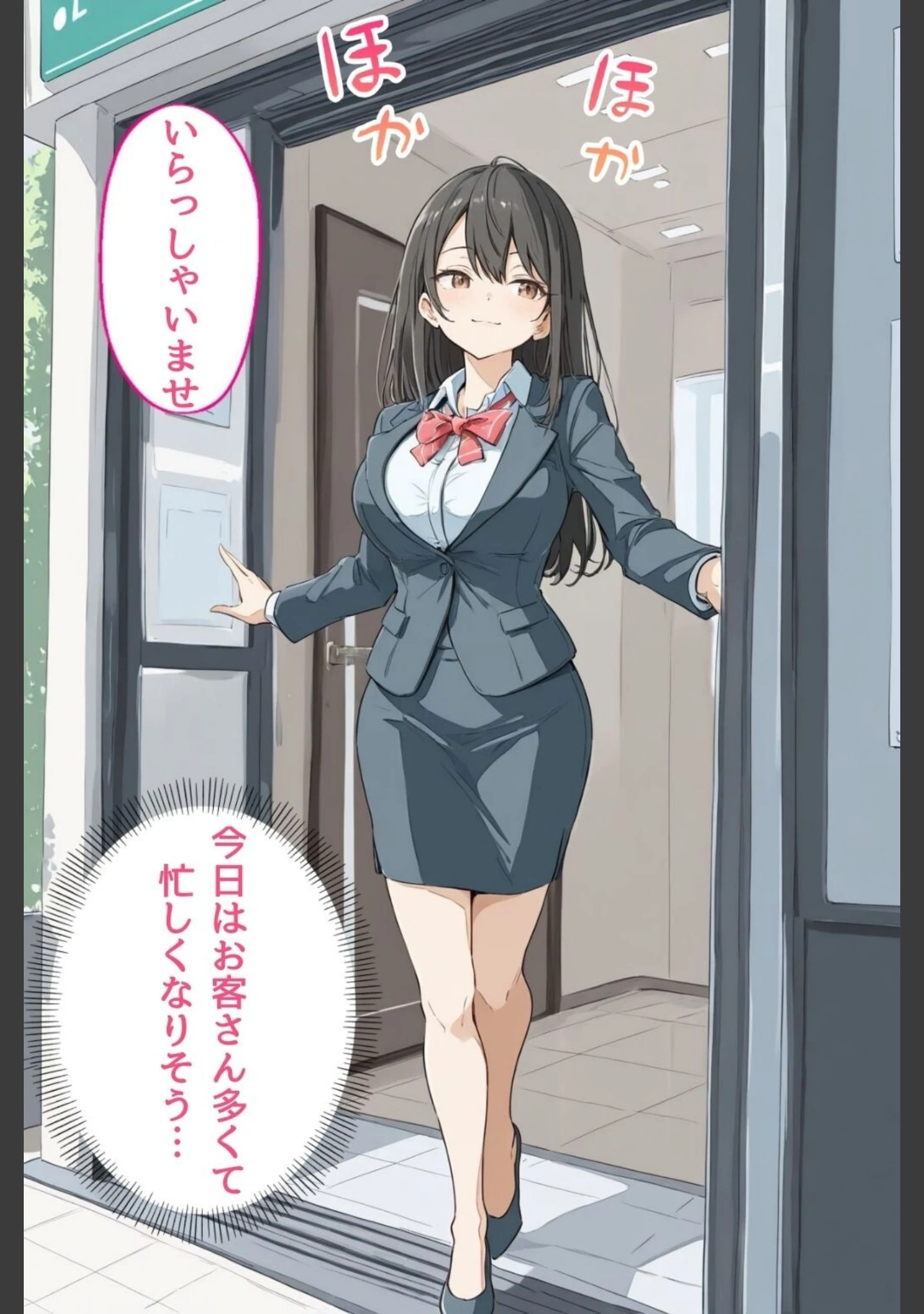 「スーツ姿の美人OLが強盗の凶器よりチ○ポに屈服…完全メス落ち【モザイク版】」（かわいいラボ） 試し読み 6ページ目
