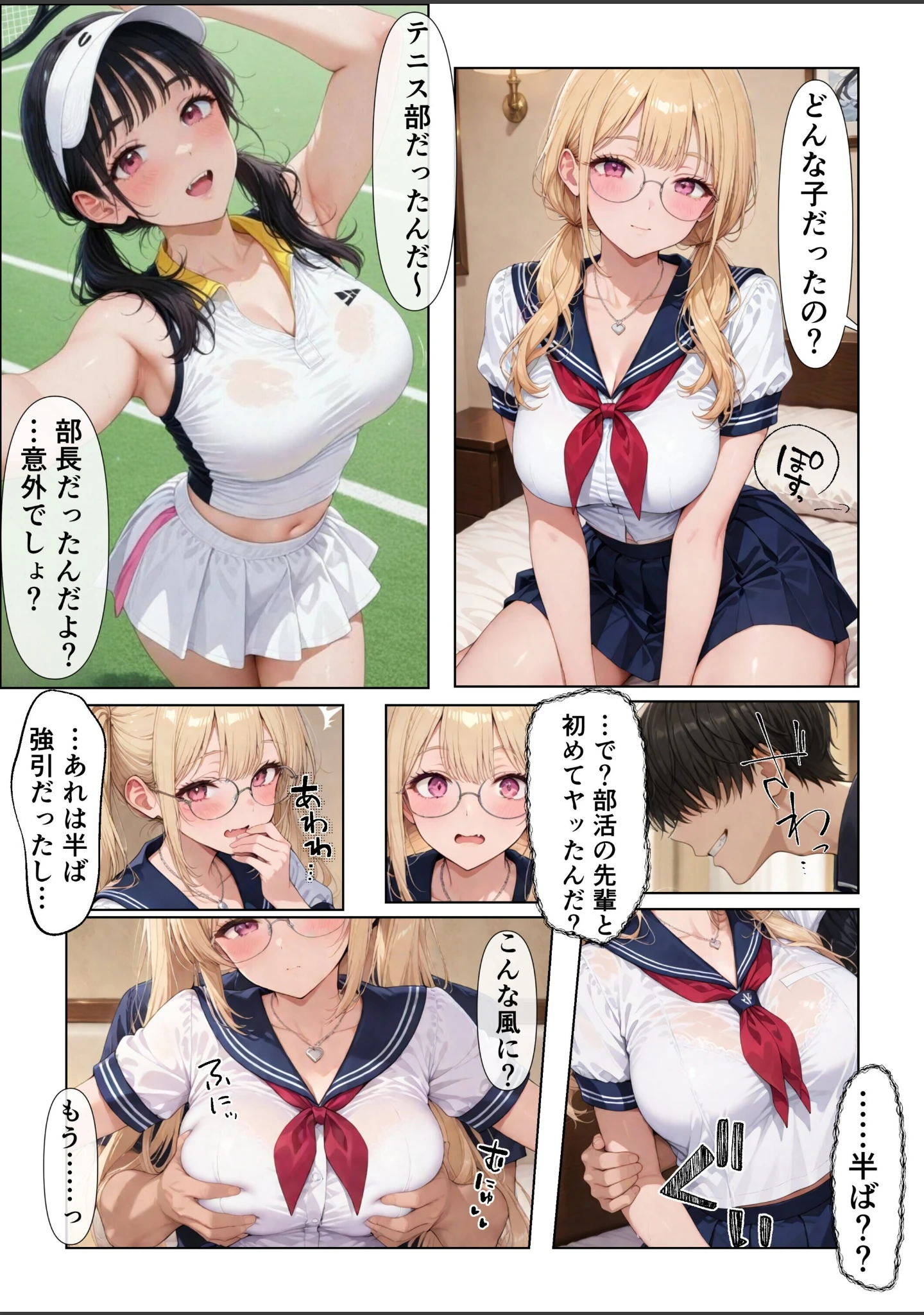 「寝取らせギャル彼女と俺だけの秘密 ー歪んだ秘密ー【棒消し修正版】」（ちんたらすこう） 試し読み 14ページ目