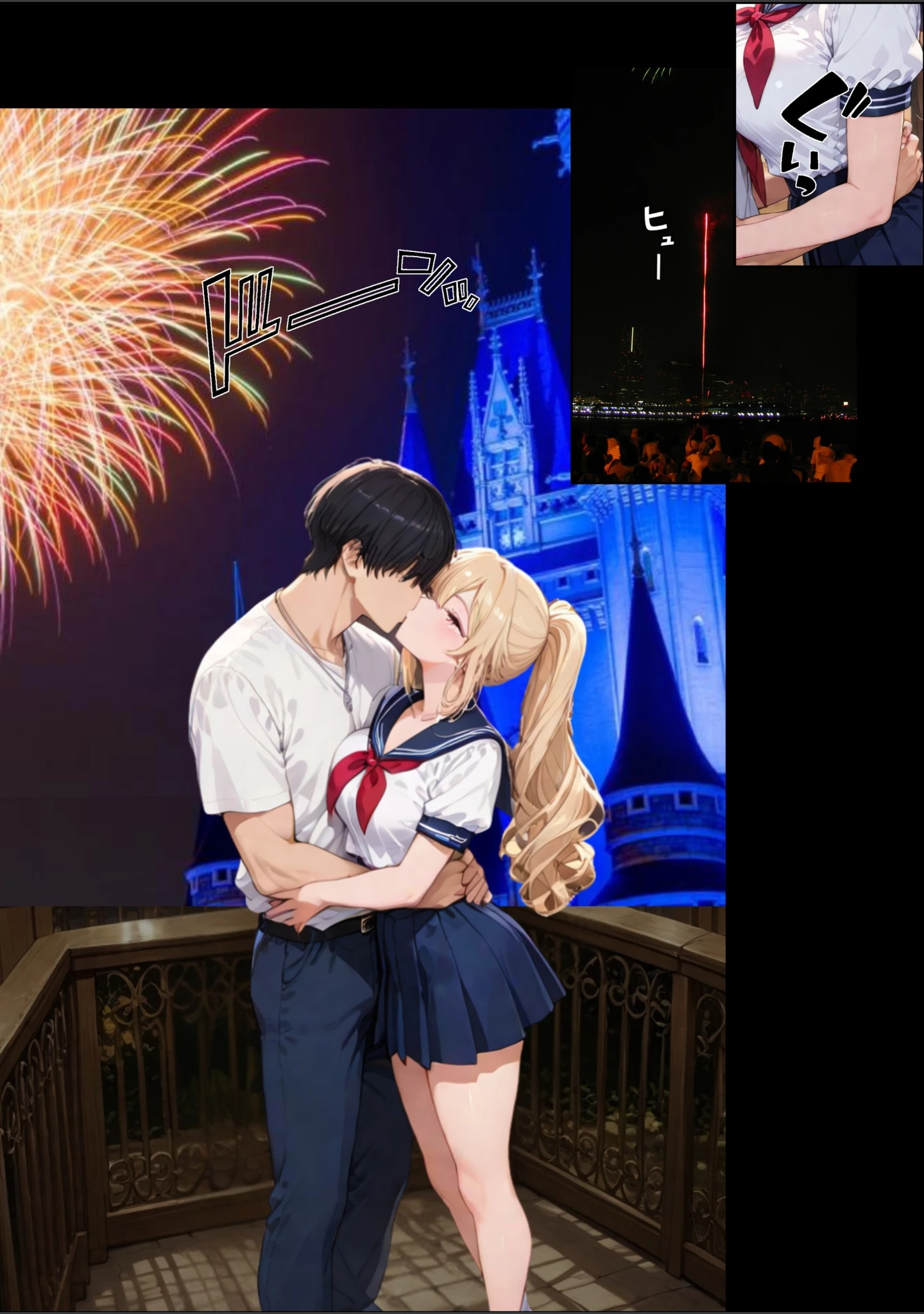 「寝取らせギャル彼女と俺だけの秘密【棒消し修正版】」（ちんたらすこう） 試し読み 7ページ目