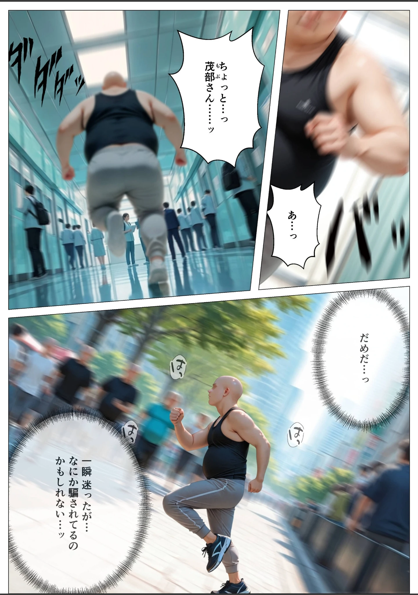 「精子至上主義 〜いかなる非同意性行為も正当化される街〜【モザイク版】」（オナット製造） 試し読み 12ページ目