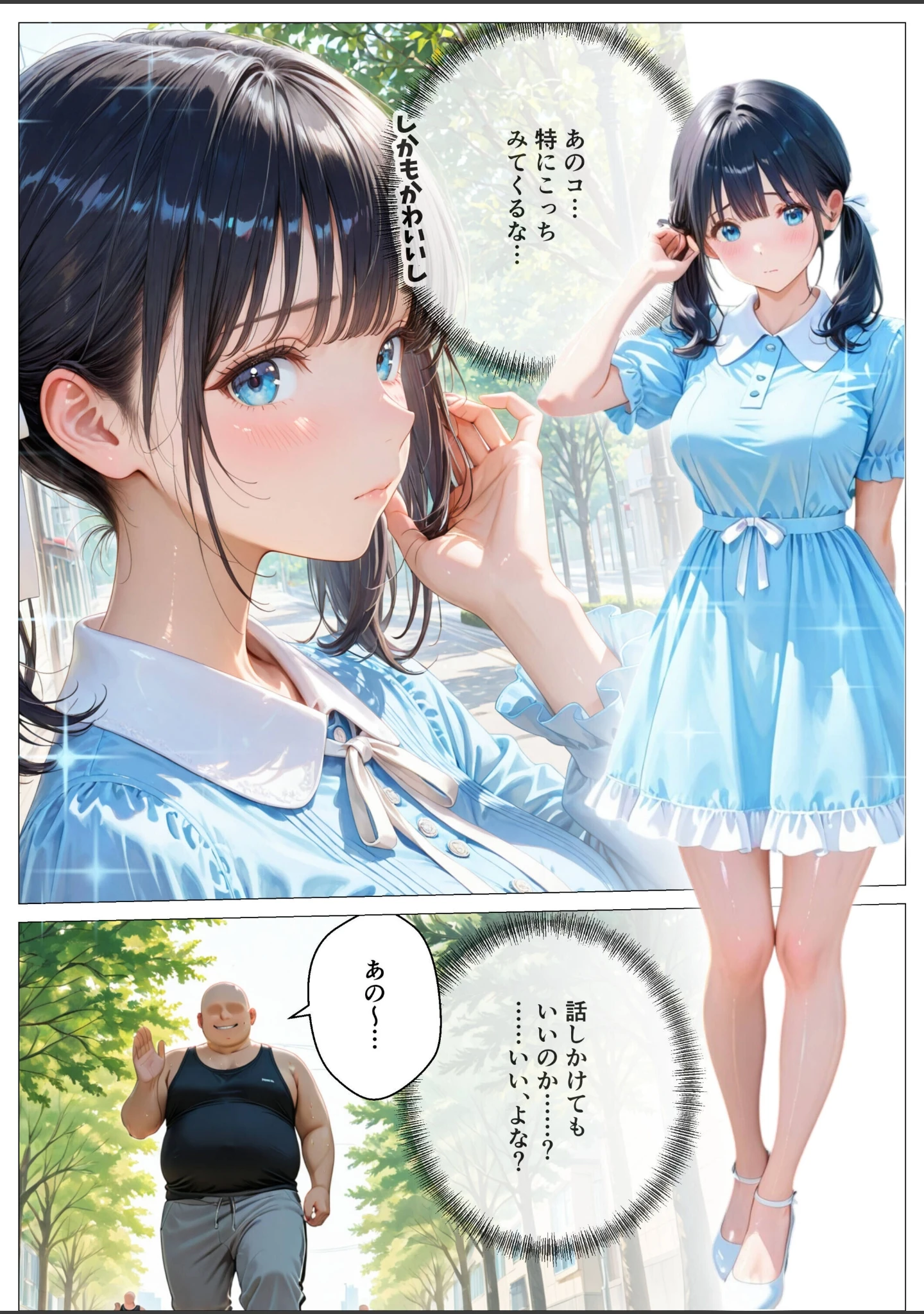 「精子至上主義 〜いかなる非同意性行為も正当化される街〜【モザイク版】」（オナット製造） 試し読み 14ページ目