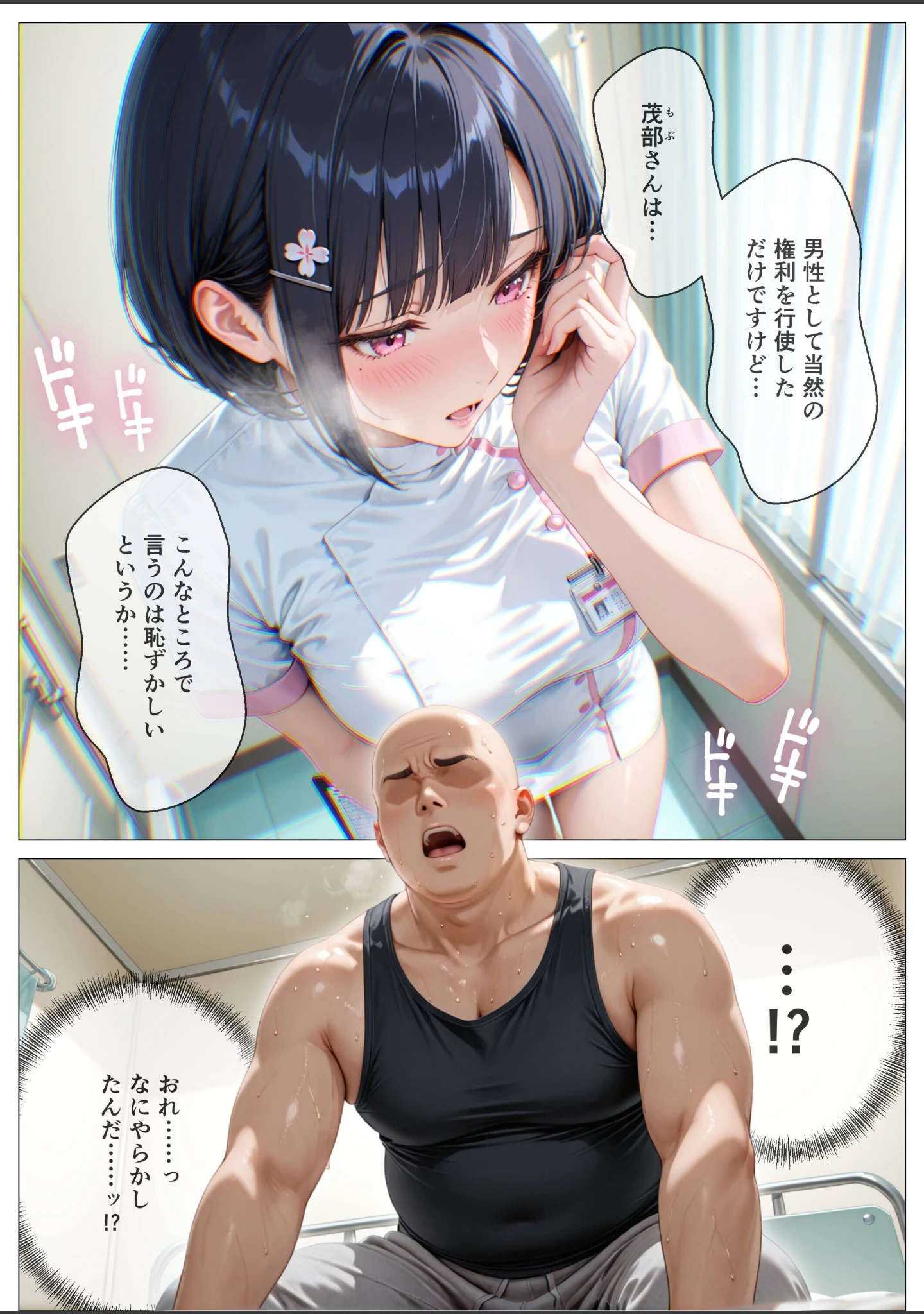 「精子至上主義 〜いかなる非同意性行為も正当化される街〜【モザイク版】」（オナット製造） 試し読み 7ページ目