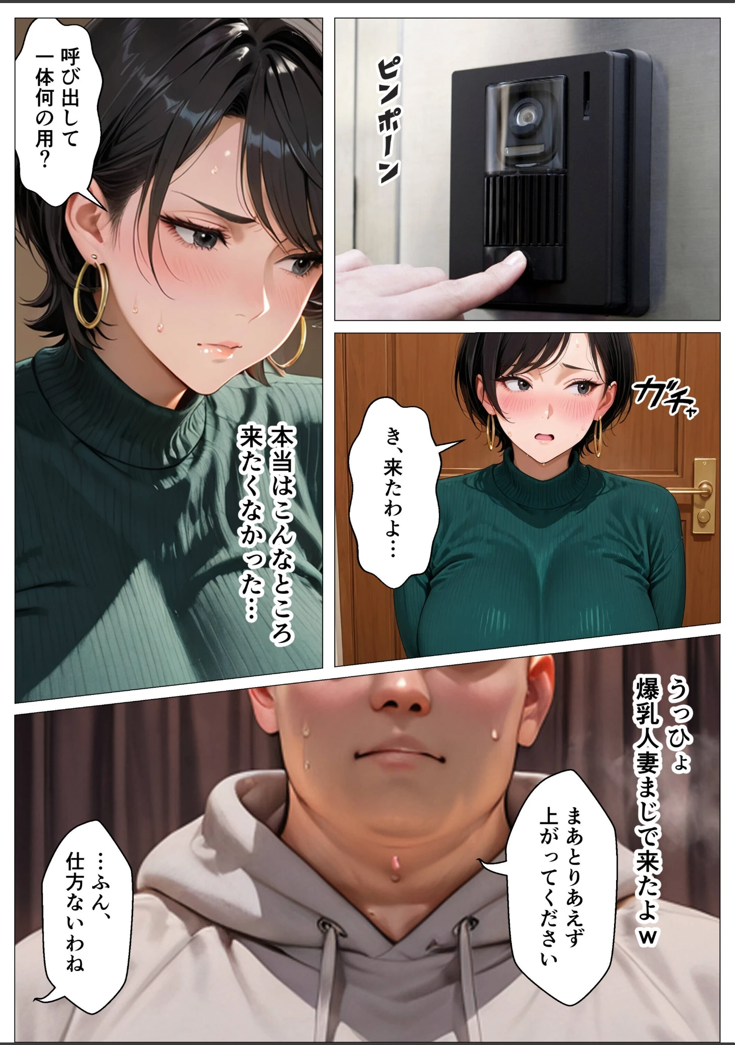 「俺のアパートはチンポの長さで序列が決まる世界【モザイク版】」（オナット製造） 試し読み 11ページ目
