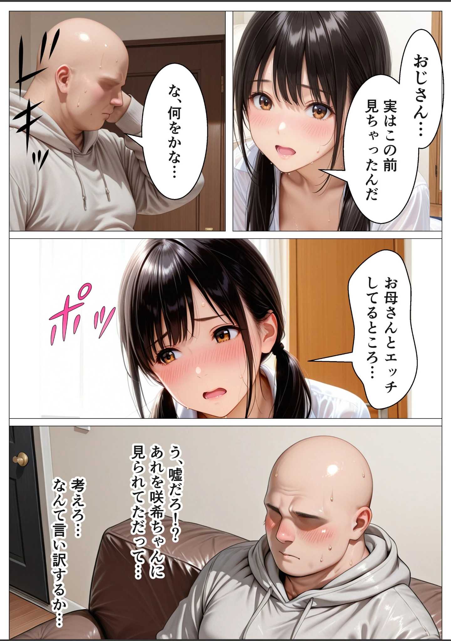 「愛人（42）の娘にデカチン見せたら生ハメセックスさせられた話【モザイク版】」（オナット製造） 試し読み 10ページ目
