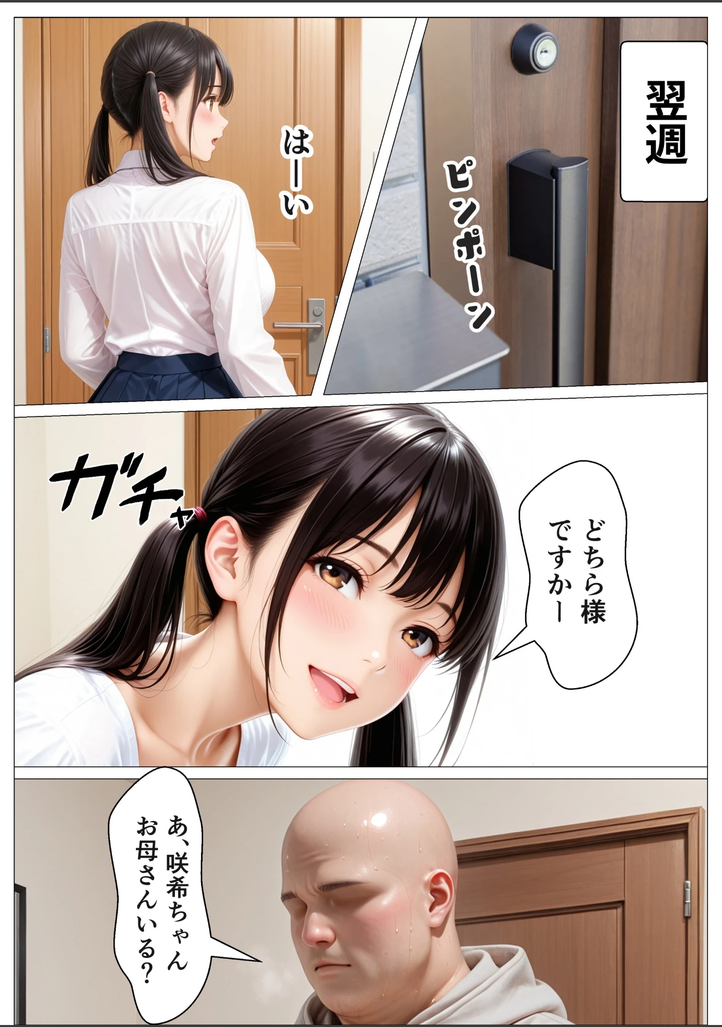 「愛人（42）の娘にデカチン見せたら生ハメセックスさせられた話【モザイク版】」（オナット製造） 試し読み 8ページ目