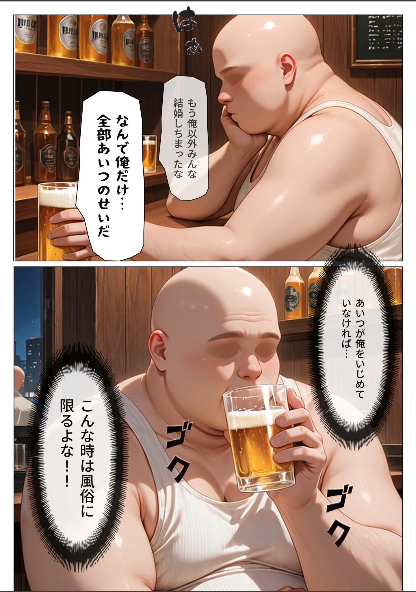 「デリヘル呼んだら元ヤンの人妻が来た【モザイク版】」（オナット製造） 試し読み 4ページ目