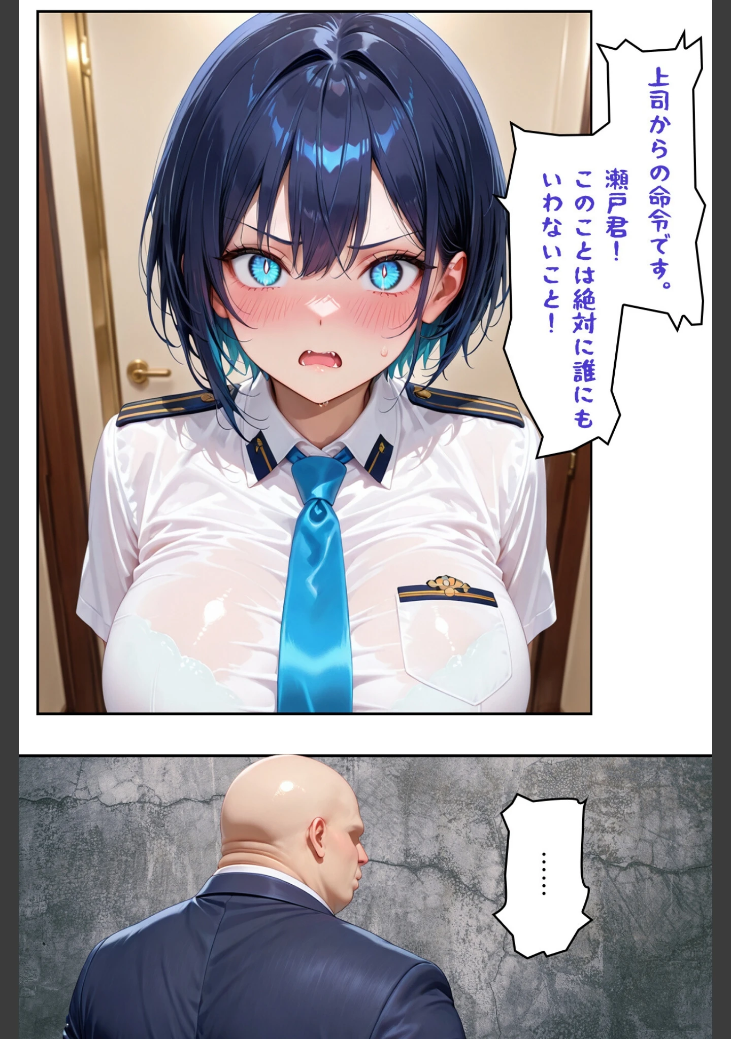 「デリヘルを呼んだら性悪な上司が来た【モザイク版】」（オナット製造） 試し読み 9ページ目