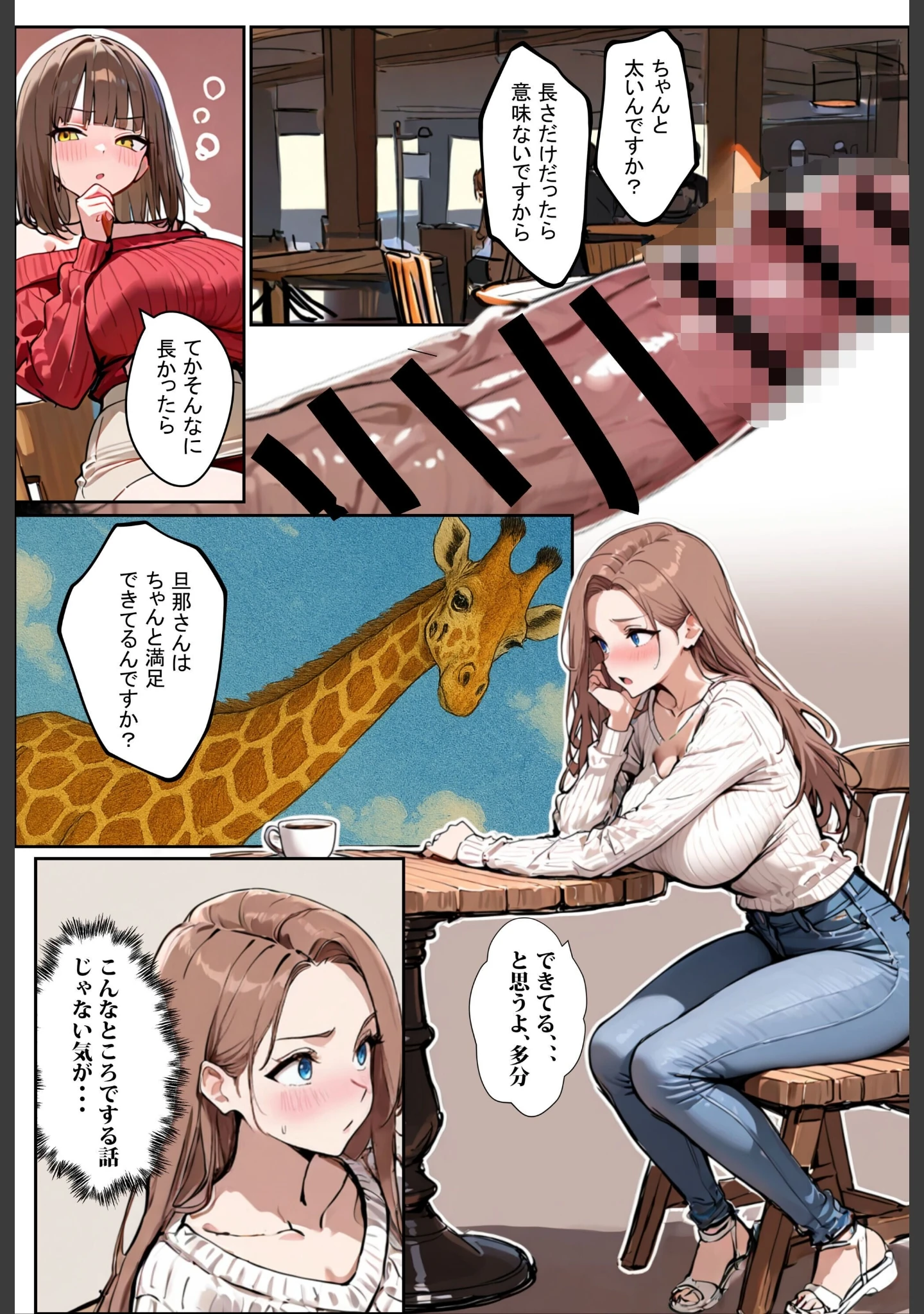「どうせ、チンポ交換SEXするのに2人の妻があーだのこーだの【棒消し修正版】」（ロマンガールズ） 試し読み 4ページ目