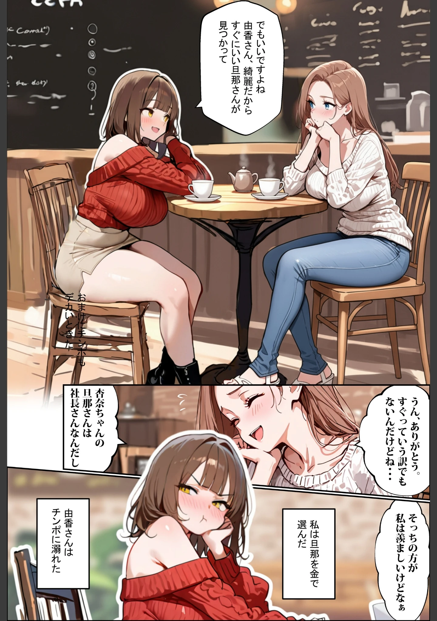 「どうせ、チンポ交換SEXするのに2人の妻があーだのこーだの【棒消し修正版】」（ロマンガールズ） 試し読み 5ページ目