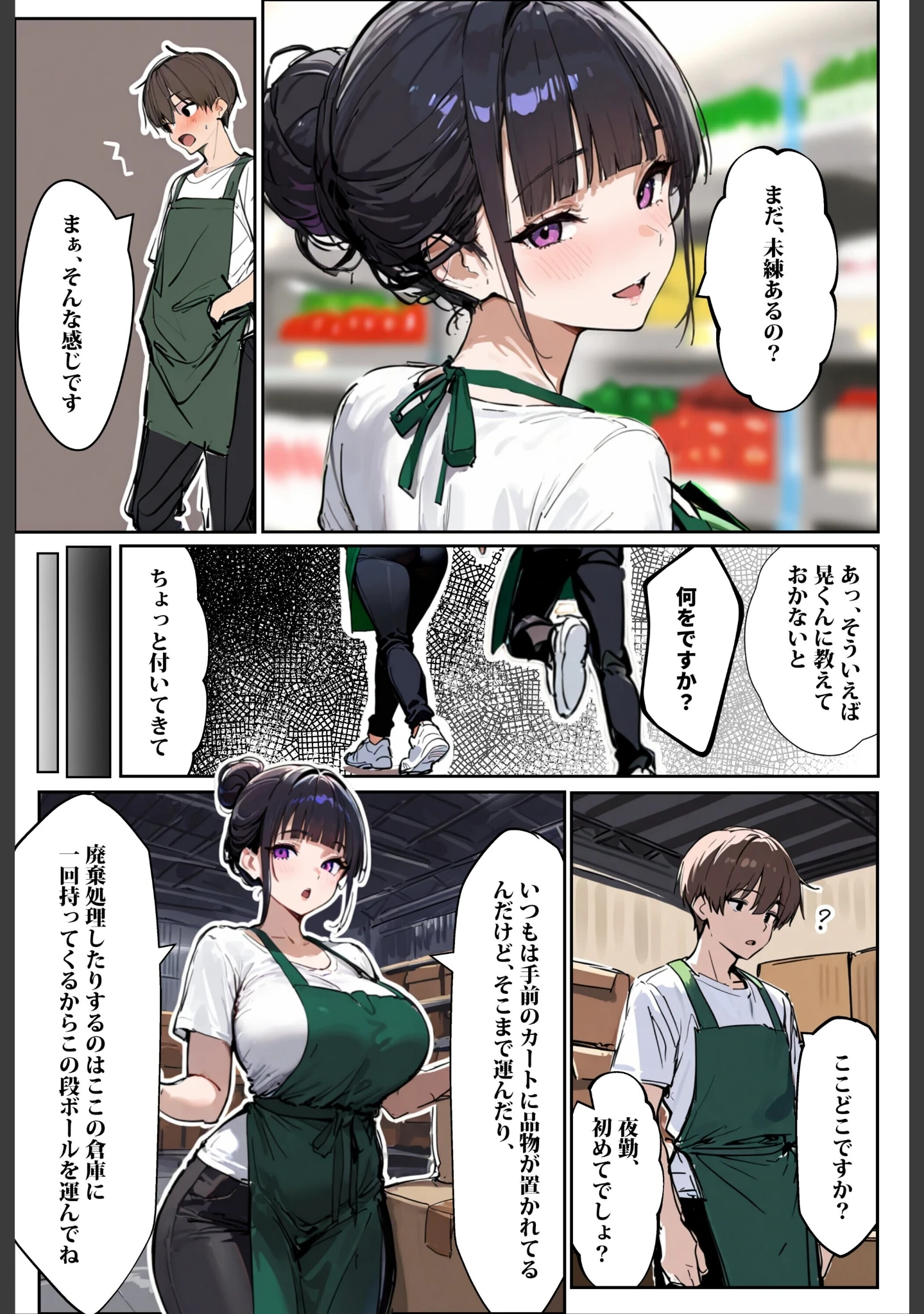「バ先のパート主婦（28）に非モテ童貞の僕がイかされ続けた結果…【白抜き修正版】」（ロマンガールズ） 試し読み 11ページ目