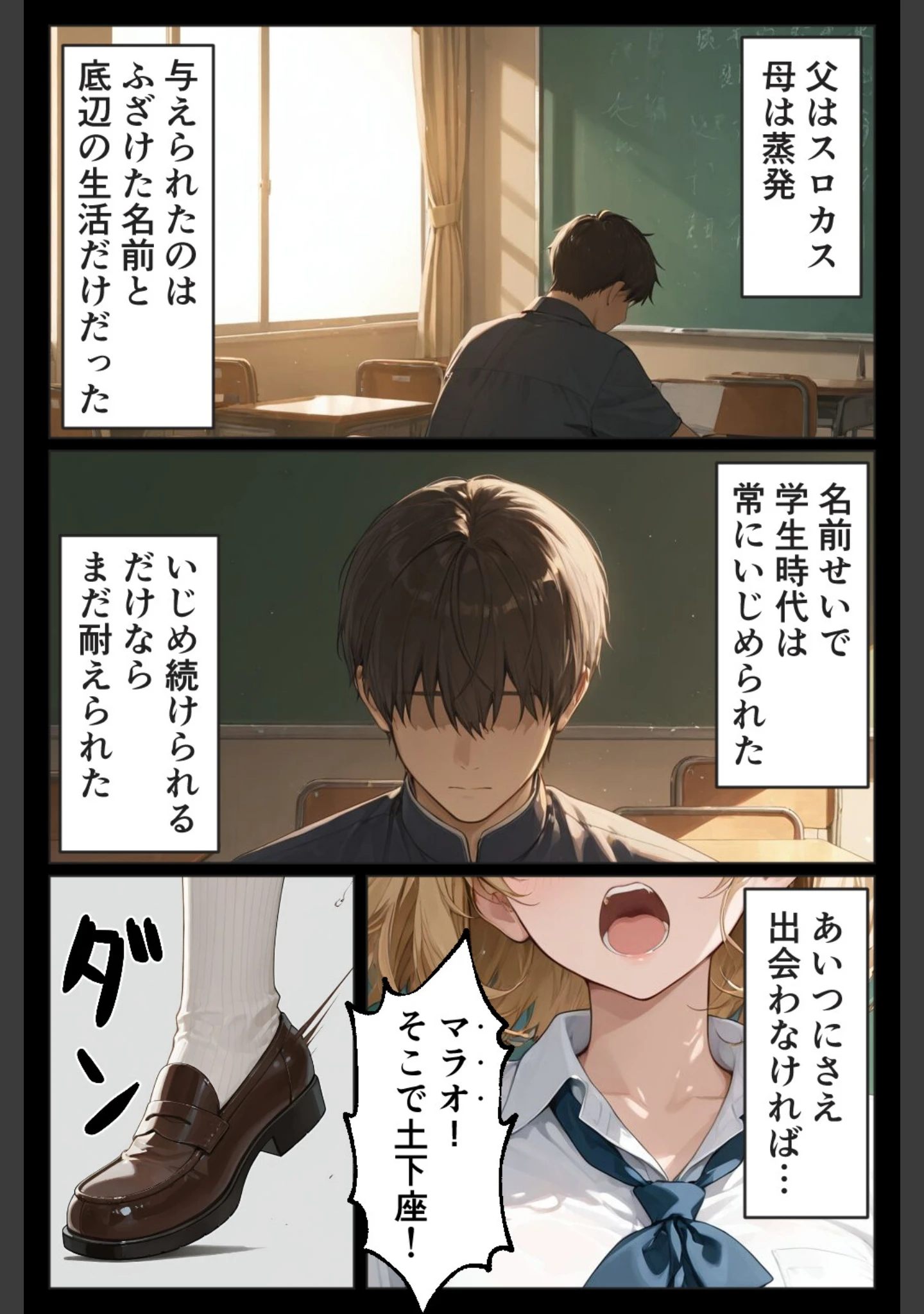 「童貞警備員の媚薬チンポでナマイキ女子校生快楽堕ち【白抜き修正版】」（千暮ゆき） 試し読み 2ページ目