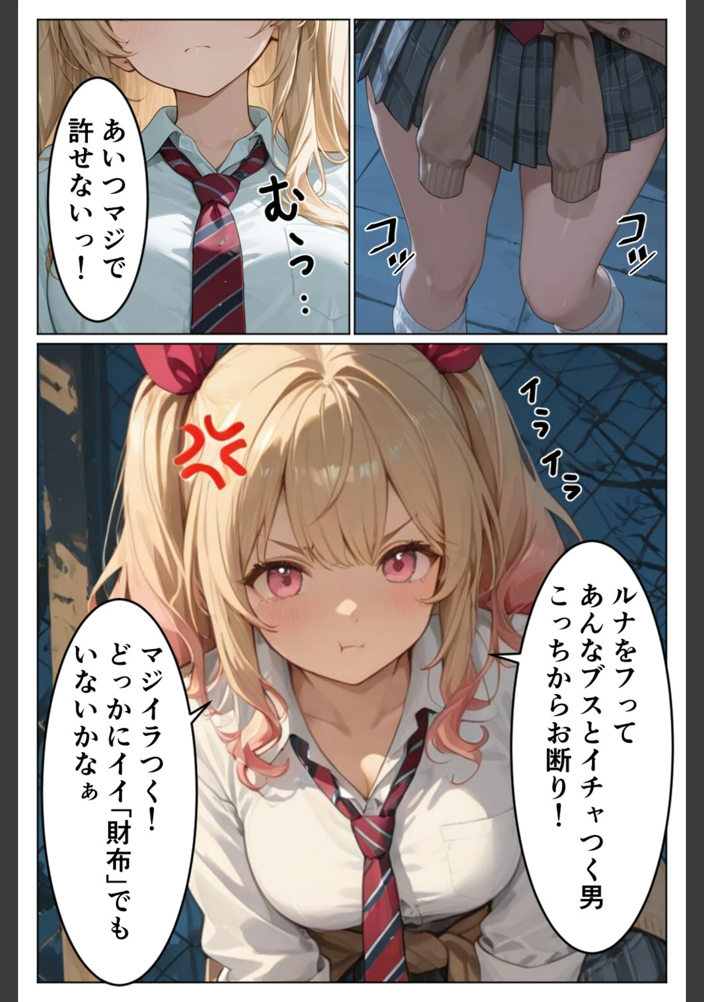 「童貞警備員の媚薬チンポでナマイキ女子校生快楽堕ち【白抜き修正版】」（千暮ゆき） 試し読み 5ページ目