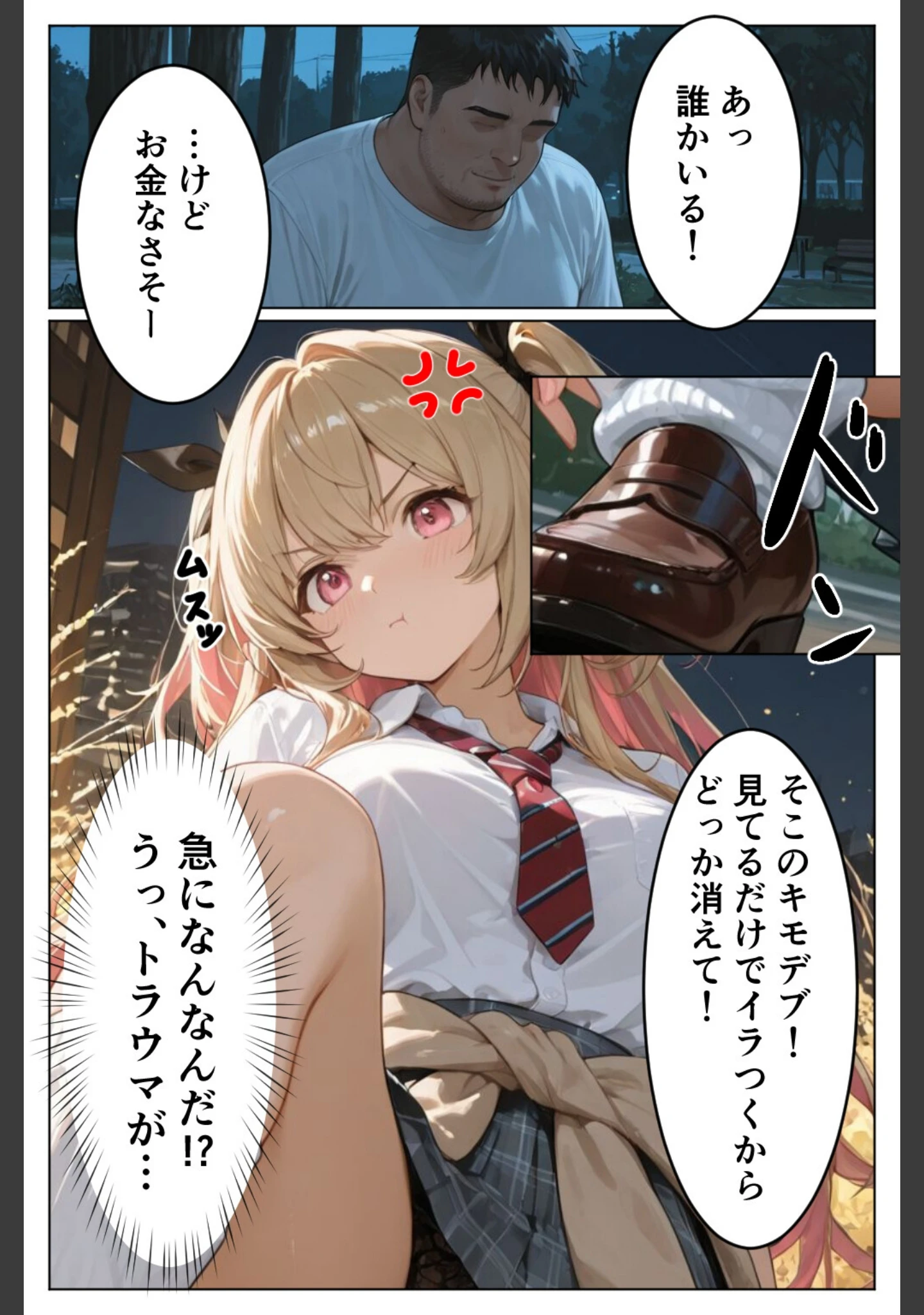 「童貞警備員の媚薬チンポでナマイキ女子校生快楽堕ち【白抜き修正版】」（千暮ゆき） 試し読み 6ページ目