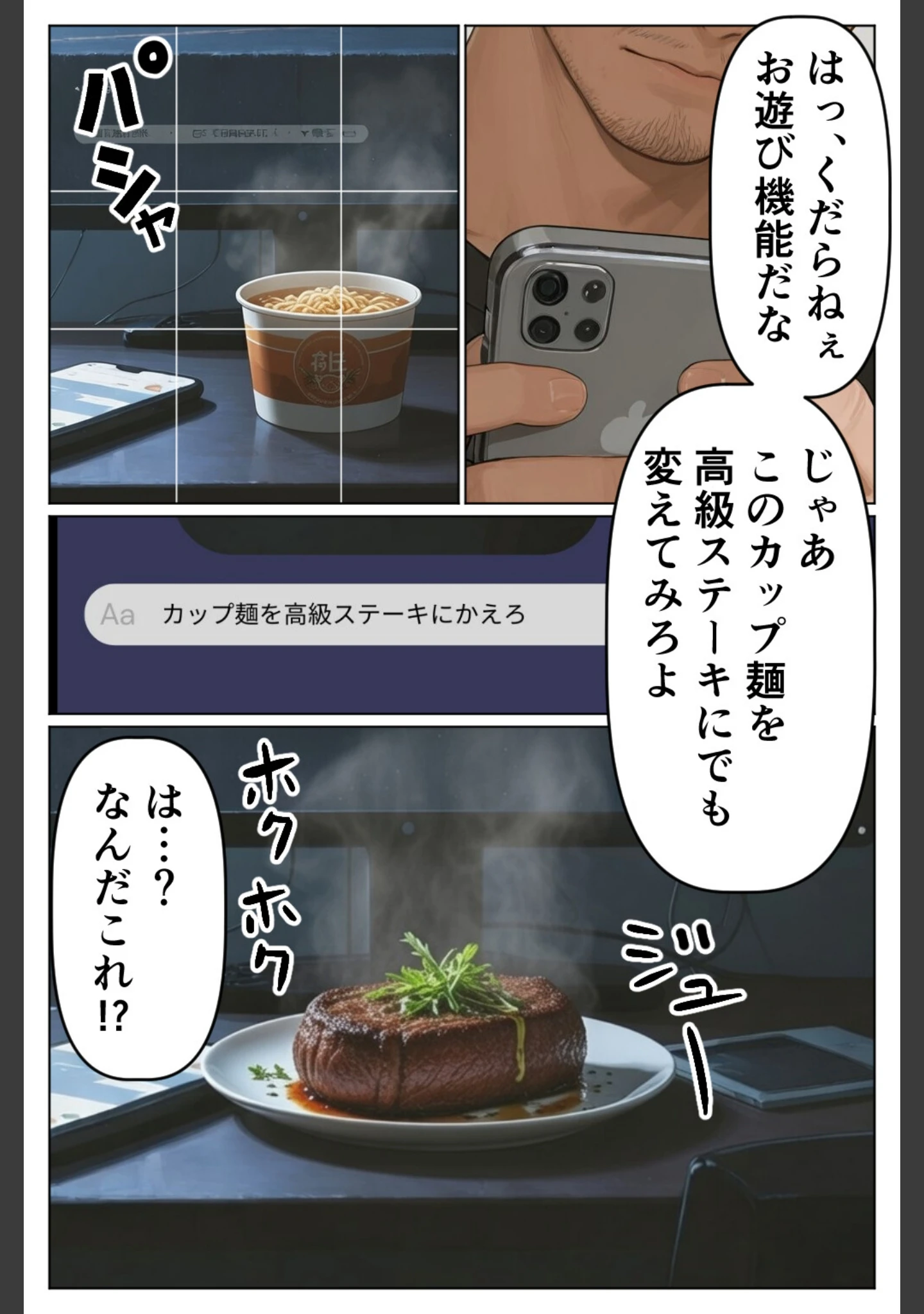 「AIで現実改変！彼氏の目の前で開脚挿入〜NTRもコスプレもヤリ放題〜【白抜き修正版】（単話）」（千暮ゆき） 試し読み 2ページ目