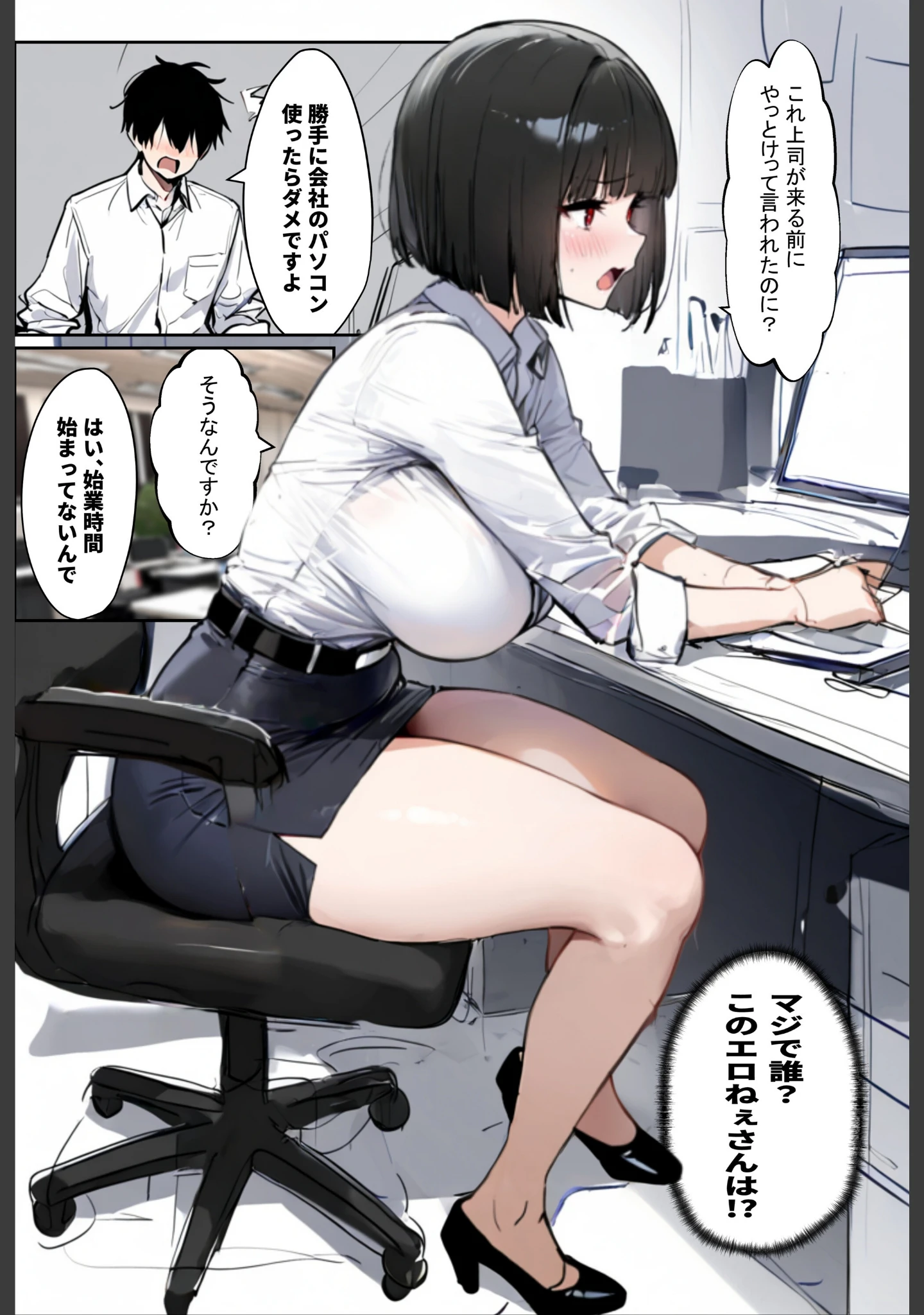 「若妻（24）とは、99％の中出しと1％のブラジャーである。【白抜き修正版】」（ロマンガールズ） 試し読み 11ページ目