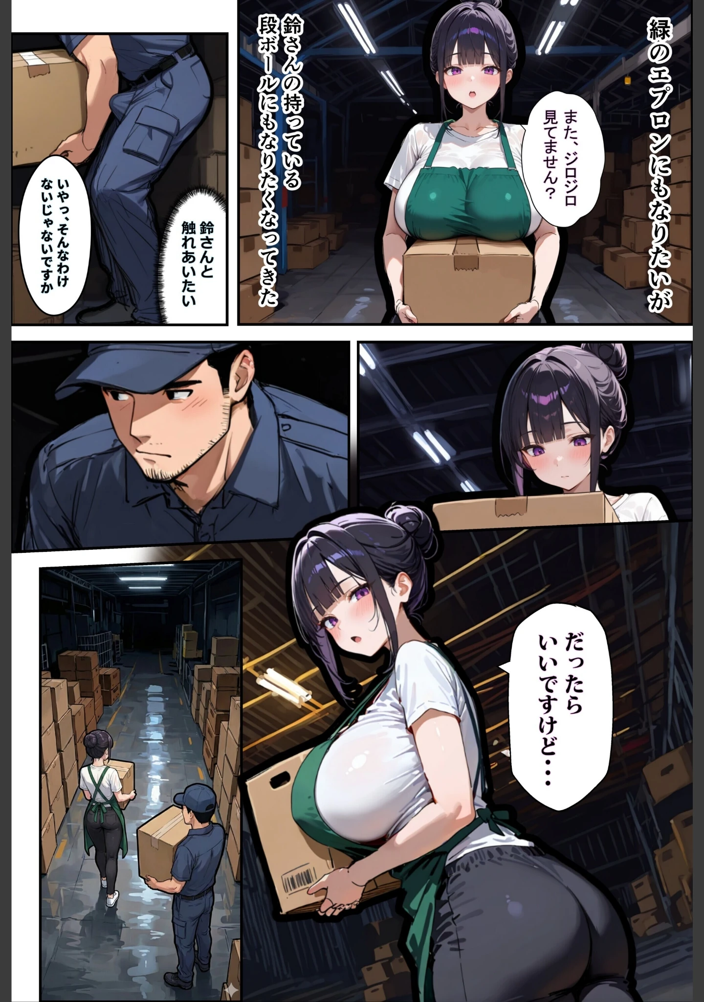 「バ先のパートの主婦（28）が裸エプロンで誘惑して来たのでお返しに最大火力でマ〇コをグリグリした結果…【白抜き修正版】」（ロマンガールズ） 試し読み 13ページ目