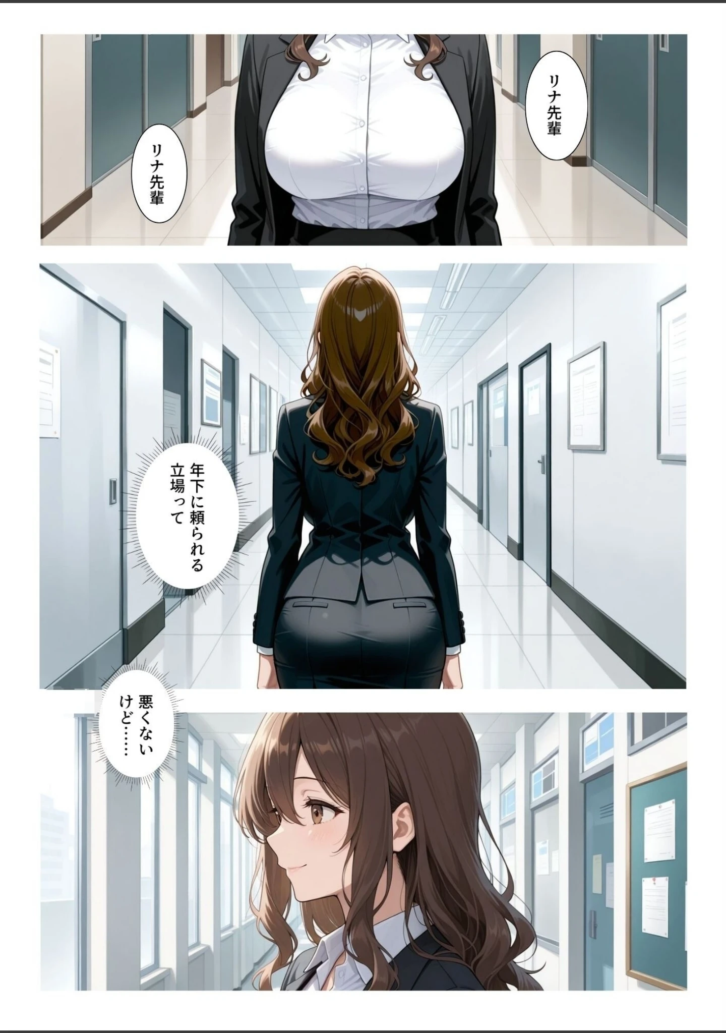 「ビッチな先輩のエロ過ぎるSEX指導！とある後輩は例外でした？！【モザイク版】」（ブルートラブル） 試し読み 2ページ目