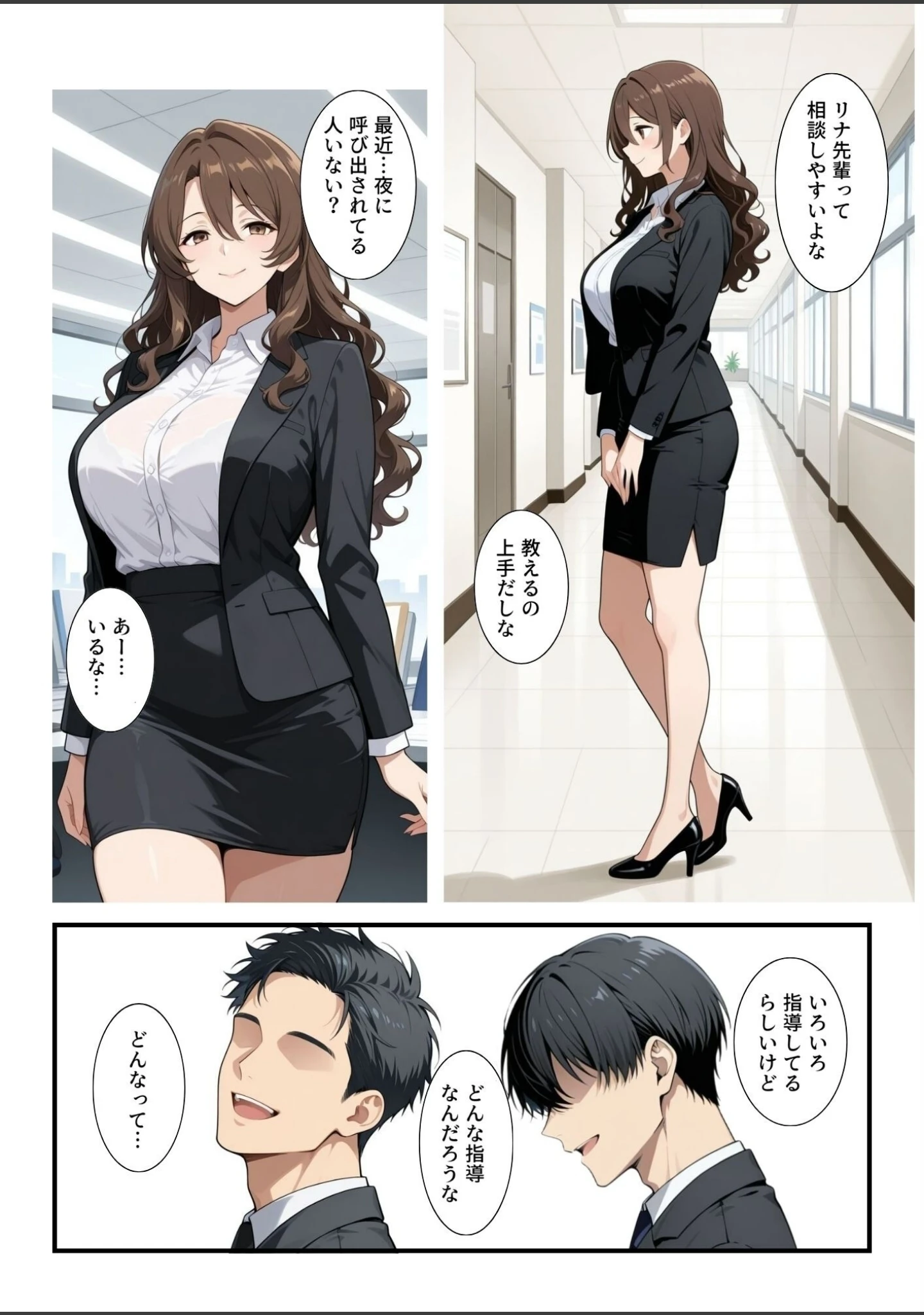 「ビッチな先輩のエロ過ぎるSEX指導！とある後輩は例外でした？！【モザイク版】」（ブルートラブル） 試し読み 3ページ目