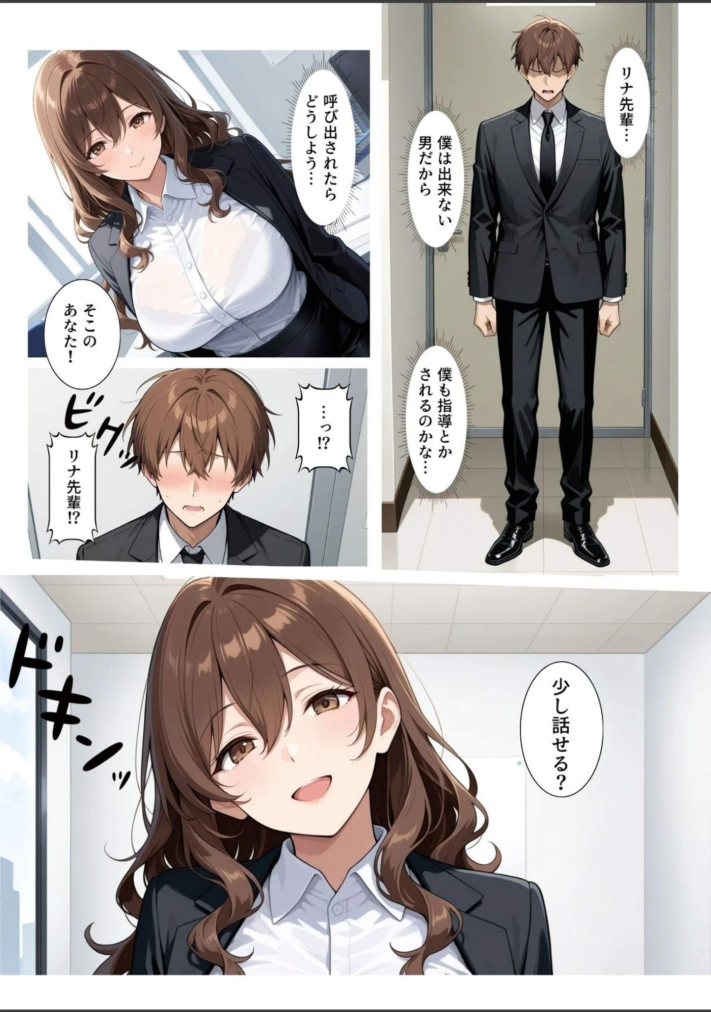 「ビッチな先輩のエロ過ぎるSEX指導！とある後輩は例外でした？！【モザイク版】」（ブルートラブル） 試し読み 5ページ目
