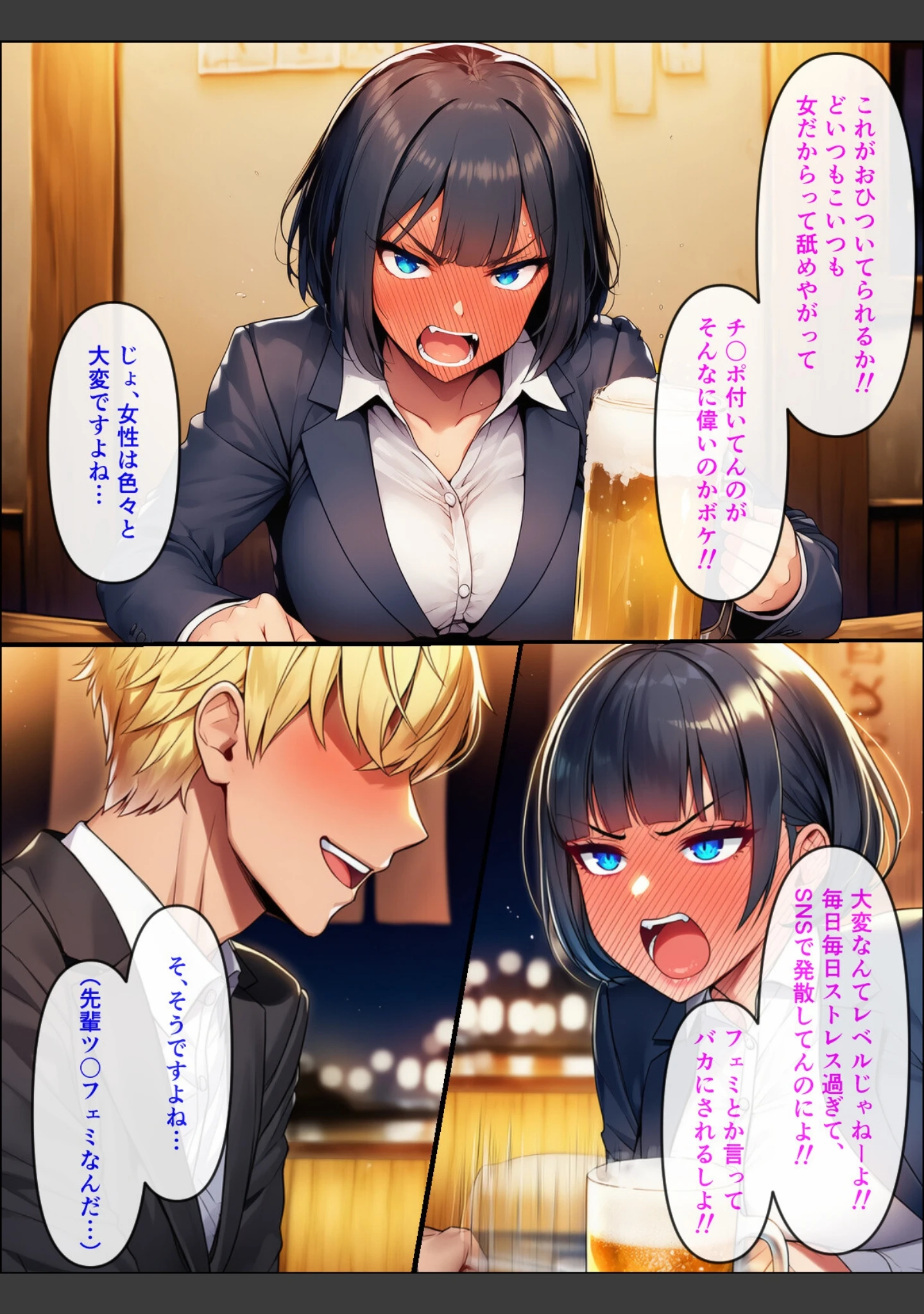 「アラサーこじらせOLが後輩くんとラブラブエッチする話【モザイク版】」（ぬぽぬぽらぼ） 試し読み 13ページ目