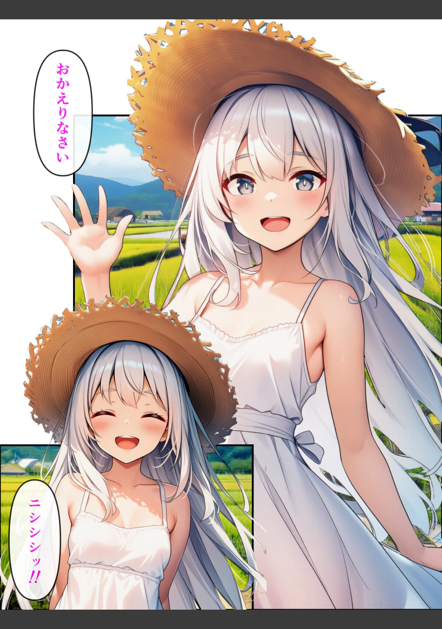 「久しぶりに帰った田舎で、幼なじみと思い出巡りする話【モザイク版】」（ぬぽぬぽらぼ） 試し読み 4ページ目