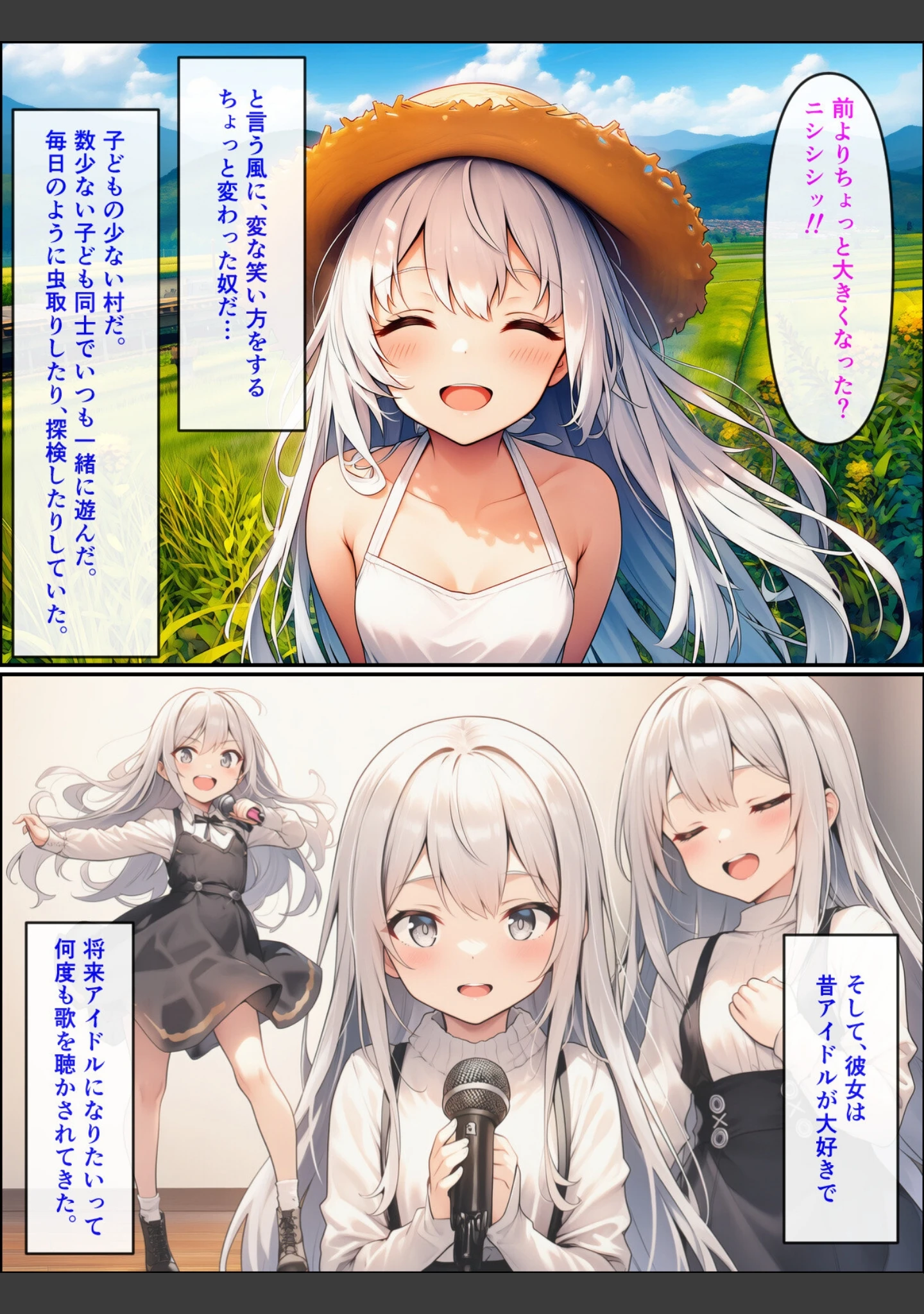 「久しぶりに帰った田舎で、幼なじみと思い出巡りする話【モザイク版】」（ぬぽぬぽらぼ） 試し読み 6ページ目