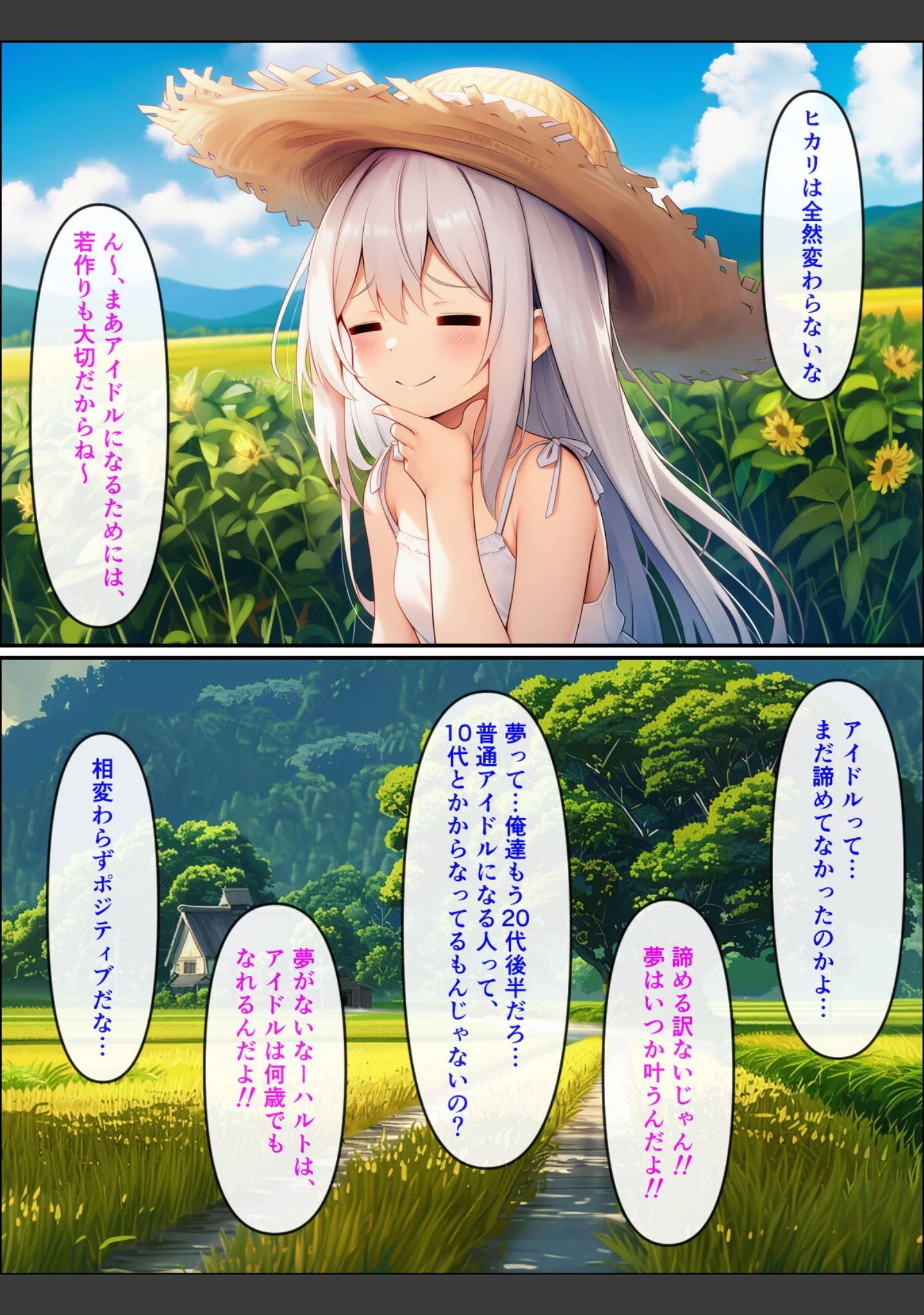 「久しぶりに帰った田舎で、幼なじみと思い出巡りする話【モザイク版】」（ぬぽぬぽらぼ） 試し読み 8ページ目
