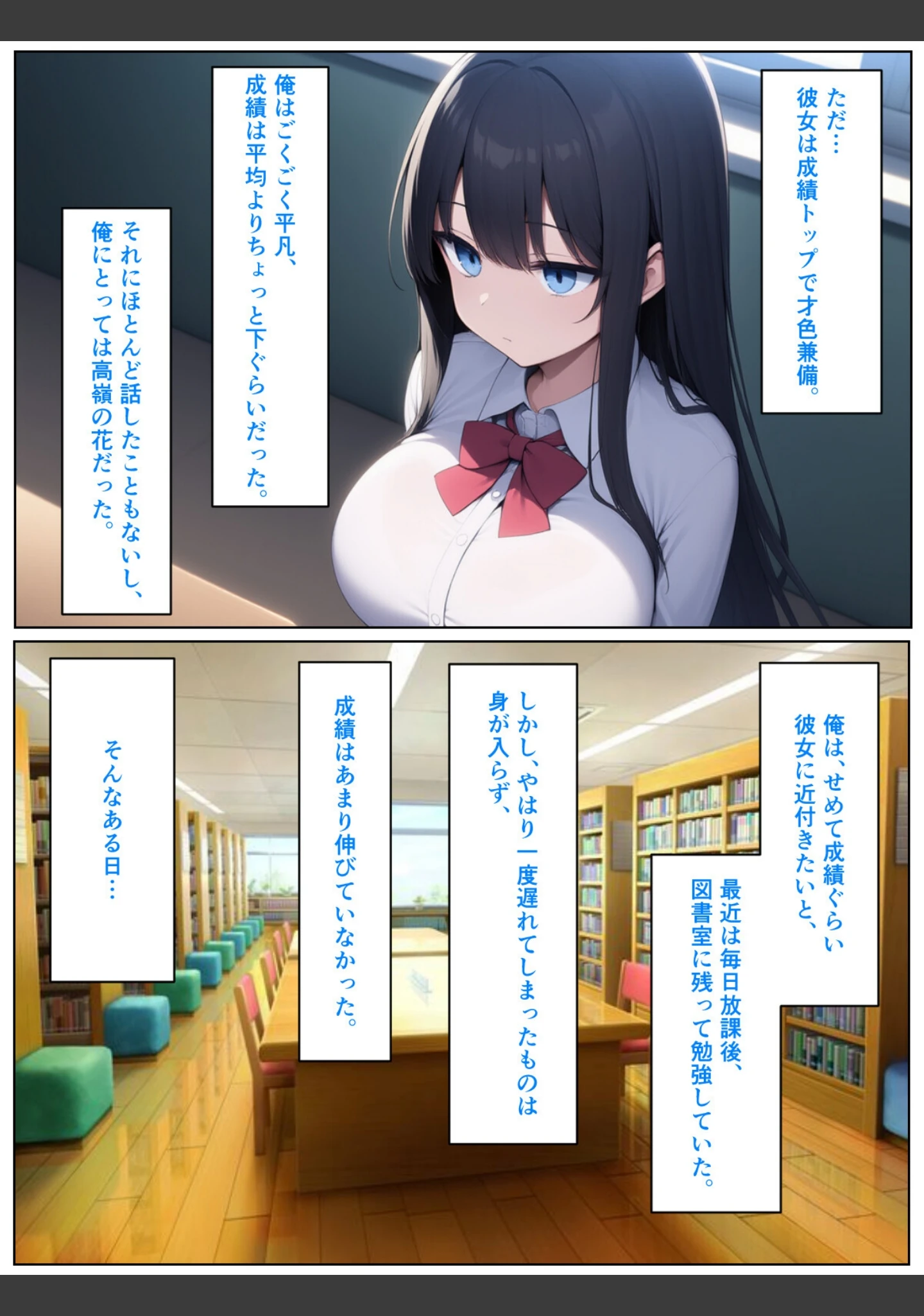 「優等生の金髪ツインテの巨乳ギャルさんとラブラブエッチする話【モザイク版】」（ぬぽぬぽらぼ） 試し読み 5ページ目