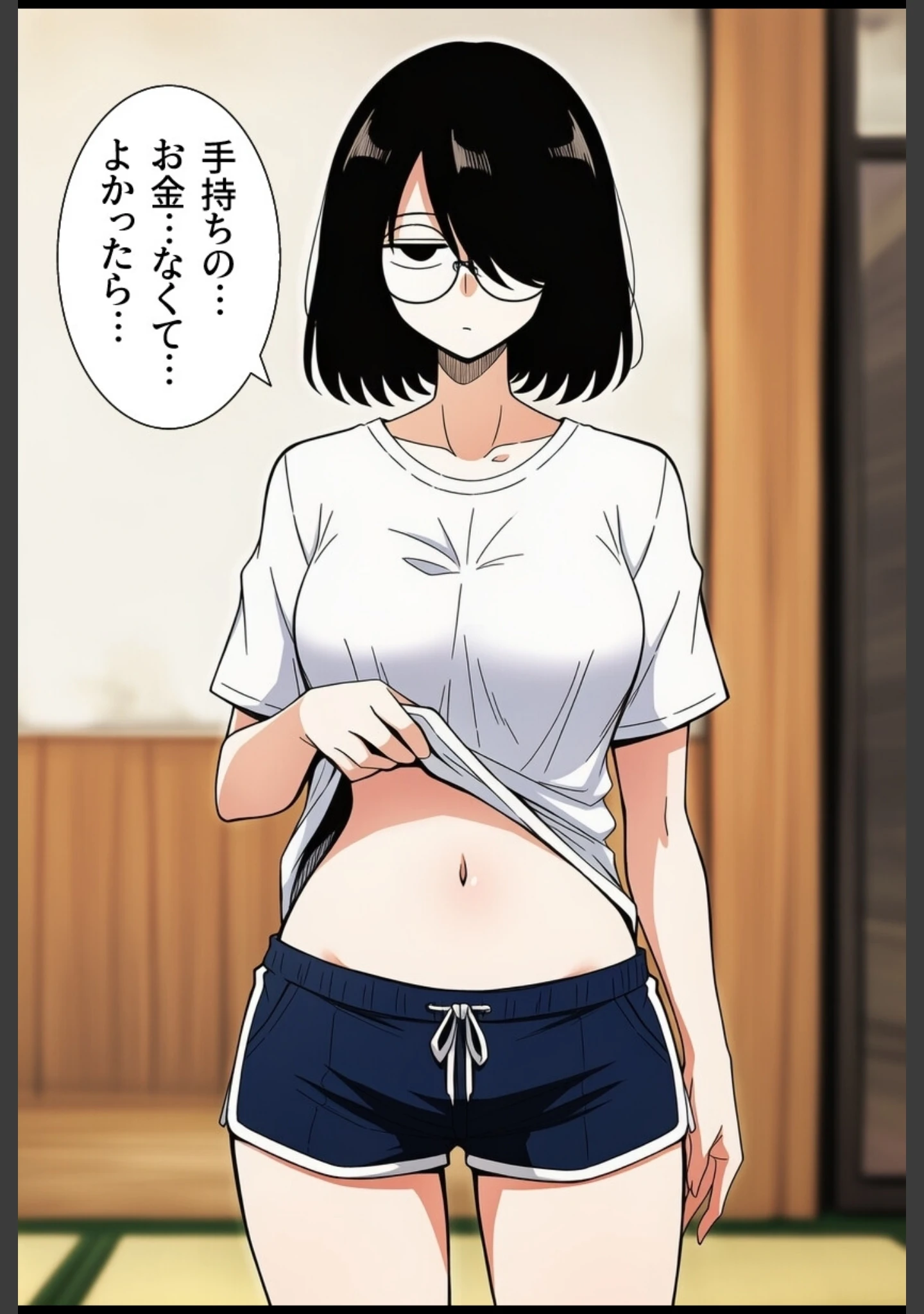 「引きこもり女に餌付けしてたら、セックスさせてくれるようになった。【モザイク版】（単話）」（ハラメウメ） 試し読み 6ページ目