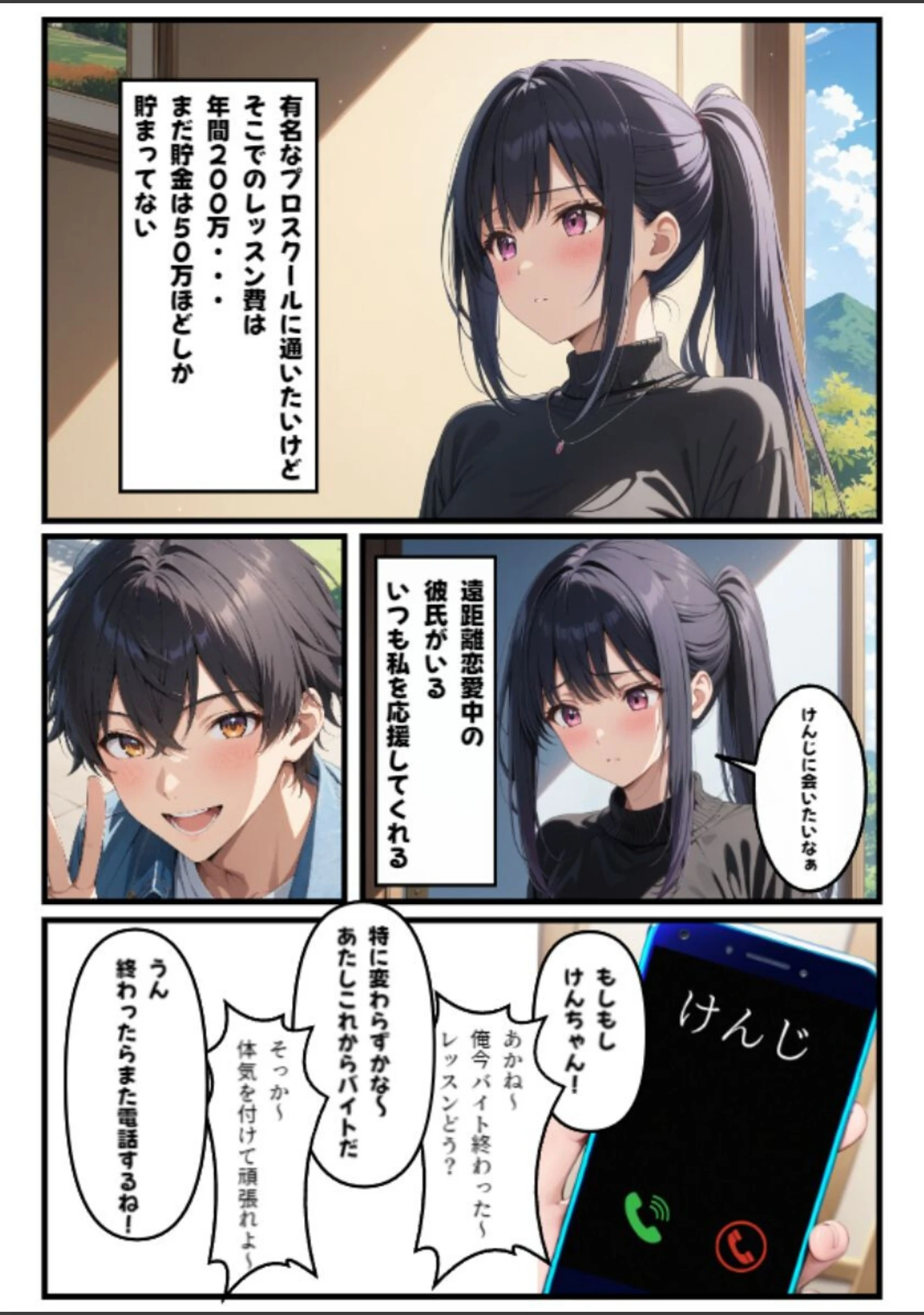「大切な彼氏がいるのに…〜女子大生NTR〜【白抜き修正版】」（憧れ委員会） 試し読み 4ページ目