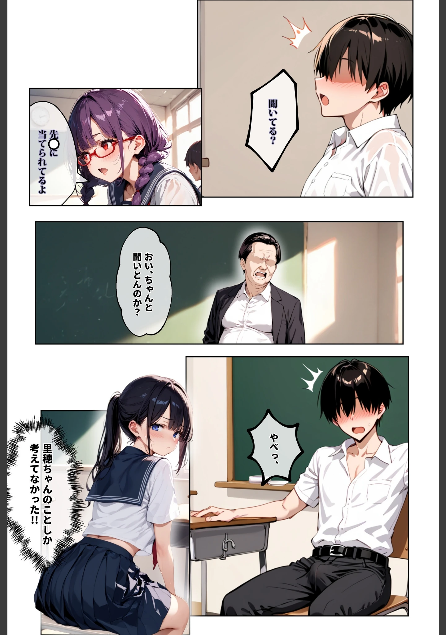 「ずっと好きだった女の子に彼氏がいたので、女友達にマ〇コを貸してもらった件【白抜き修正版】」（ロマンガールズ） 試し読み 10ページ目