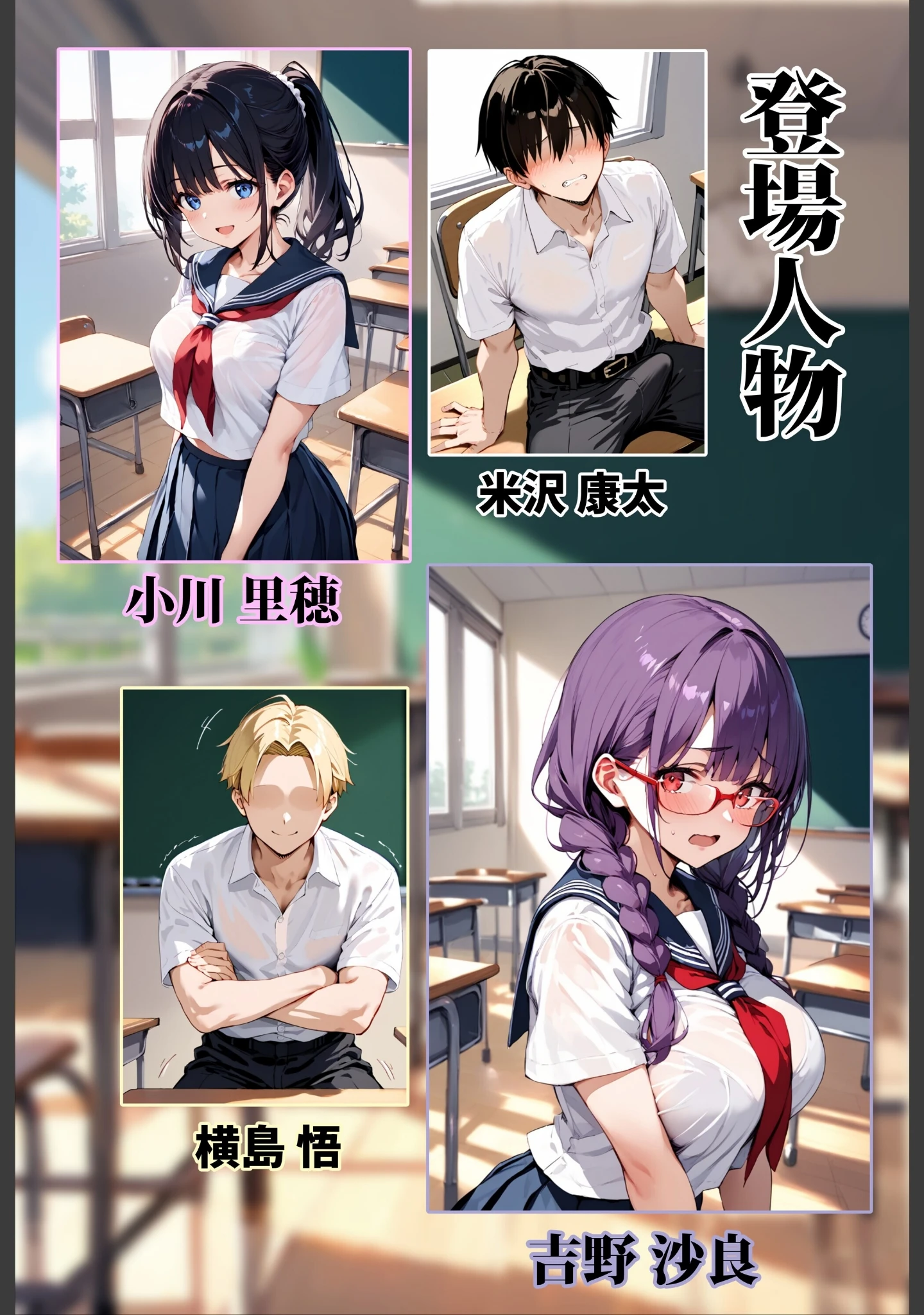 「ずっと好きだった女の子に彼氏がいたので、女友達にマ〇コを貸してもらった件【白抜き修正版】」（ロマンガールズ） 試し読み 3ページ目