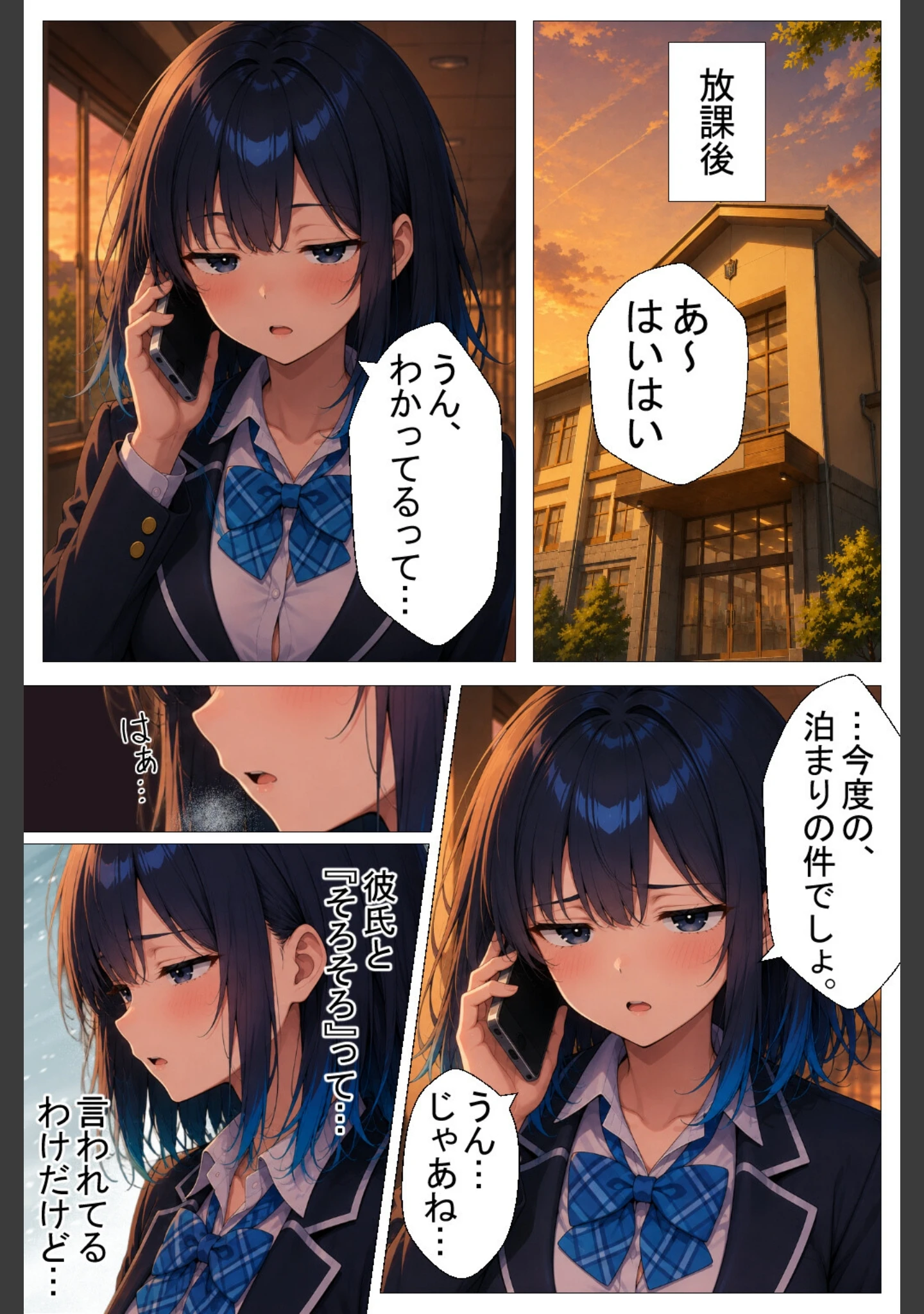 「陰キャの俺をセックスの練習台にしたクールギャルが種付けされてメス堕ちした件【白抜き修正版】」（ヒロインファクトリー） 試し読み 4ページ目