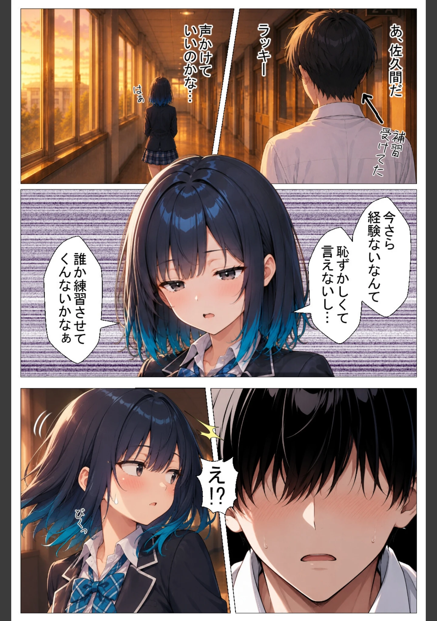 「陰キャの俺をセックスの練習台にしたクールギャルが種付けされてメス堕ちした件【白抜き修正版】」（ヒロインファクトリー） 試し読み 6ページ目