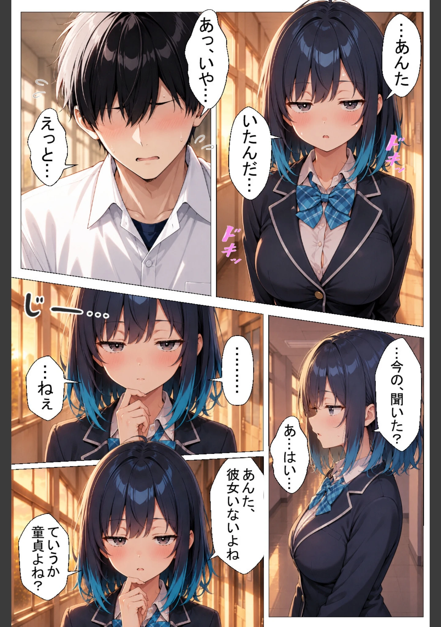 「陰キャの俺をセックスの練習台にしたクールギャルが種付けされてメス堕ちした件【白抜き修正版】」（ヒロインファクトリー） 試し読み 7ページ目