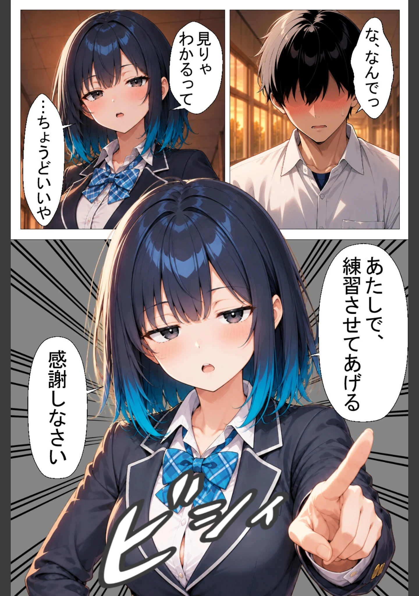 「陰キャの俺をセックスの練習台にしたクールギャルが種付けされてメス堕ちした件【白抜き修正版】」（ヒロインファクトリー） 試し読み 8ページ目
