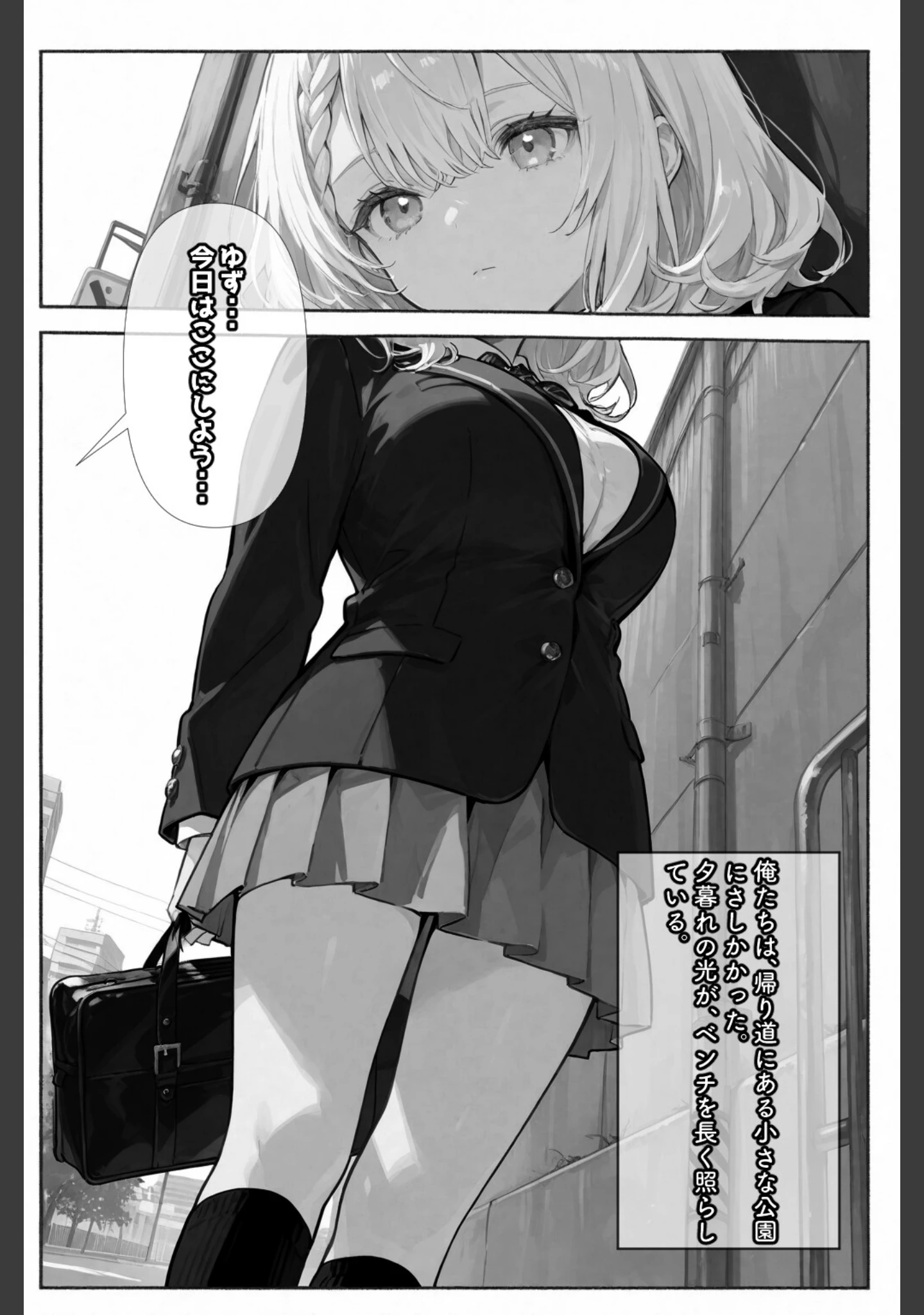 「無口な彼女は、オナホみたいに従順で。【白抜き修正版】（単話）」（愛罠） 試し読み 3ページ目