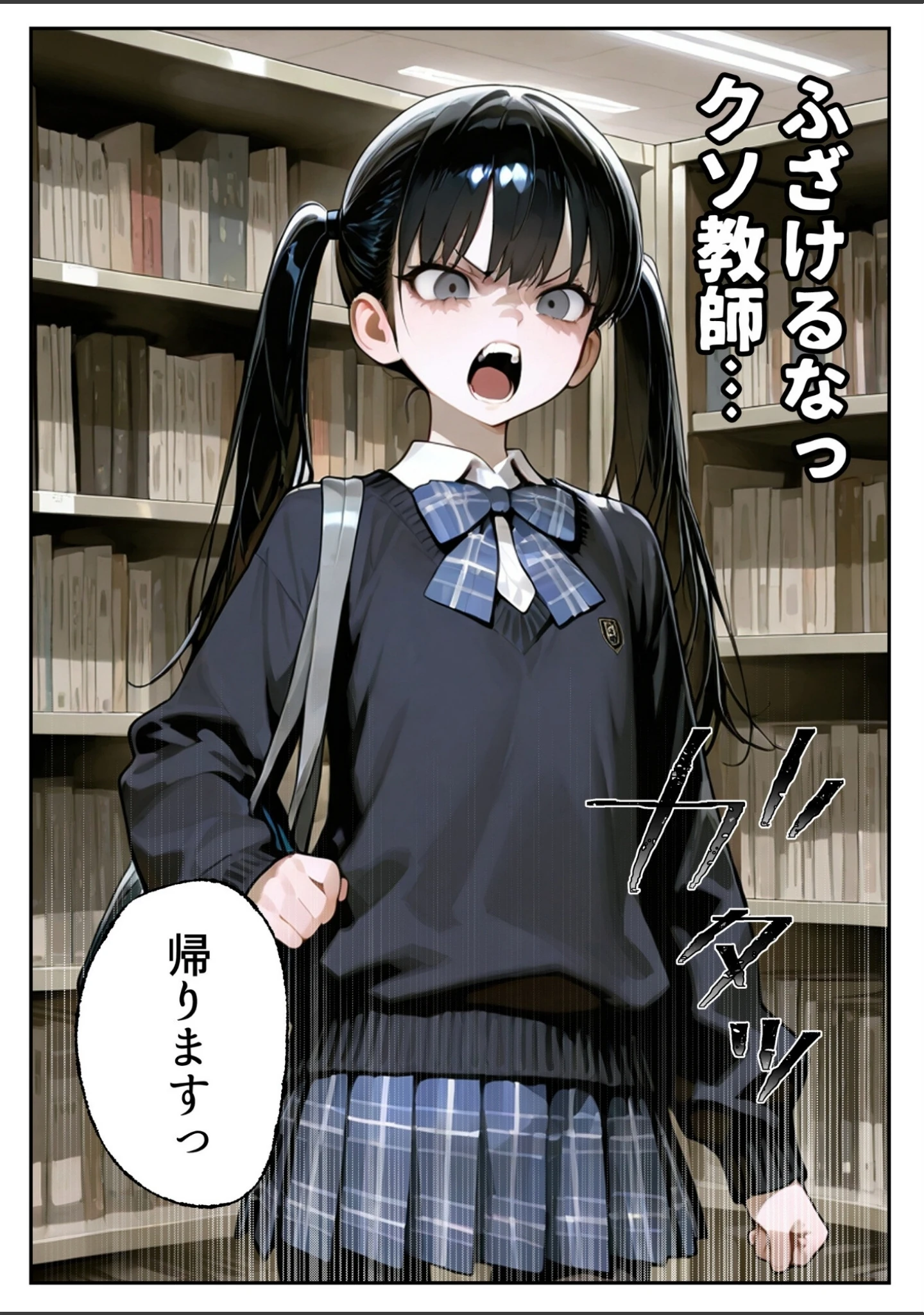 「進路と引き換えに1年間中年の担任教師に私がされたこと〜お巡りさん…早くコイツを○捕して？〜【白抜き修正版】」（ルミナ） 試し読み 13ページ目