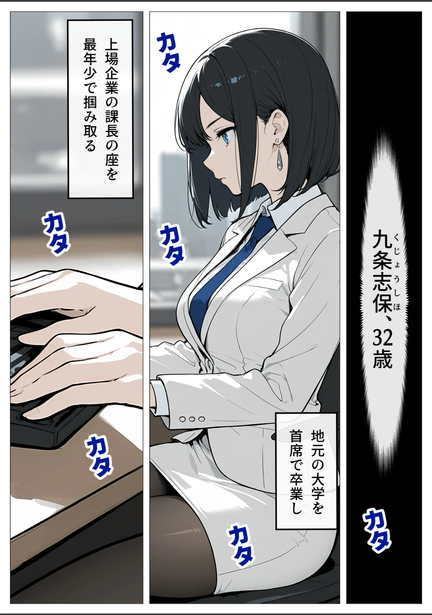 「完璧女上司 無能部下のマッサージを受け 故郷の訛りで大絶叫【白抜き修正版】」（むっちりエクスペリエンス） 試し読み 4ページ目