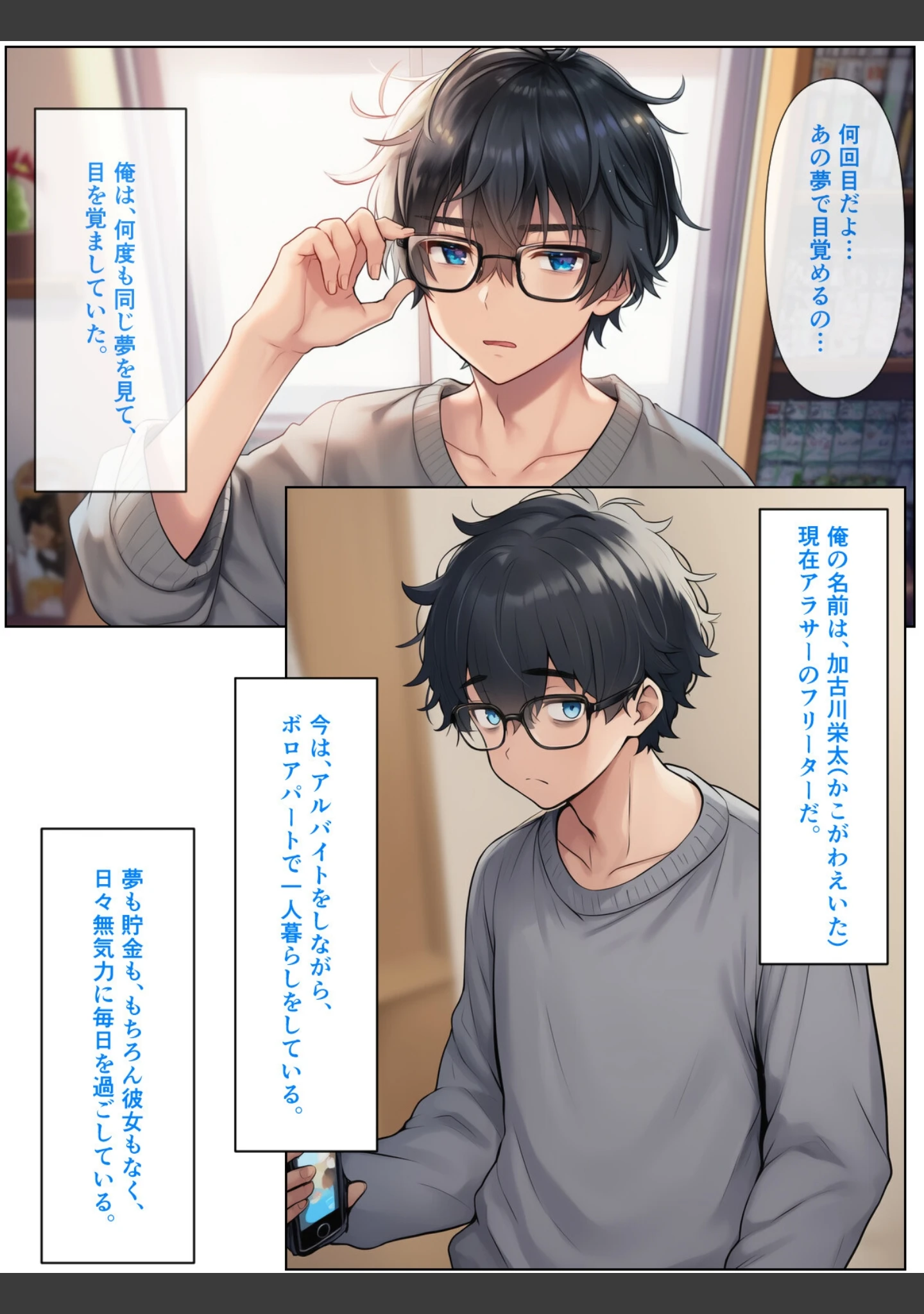 「幼なじみの地味子と同窓会で再会したら、黒髪巨乳美人OLになっていた話【モザイク版】」（ぬぽぬぽらぼ） 試し読み 2ページ目