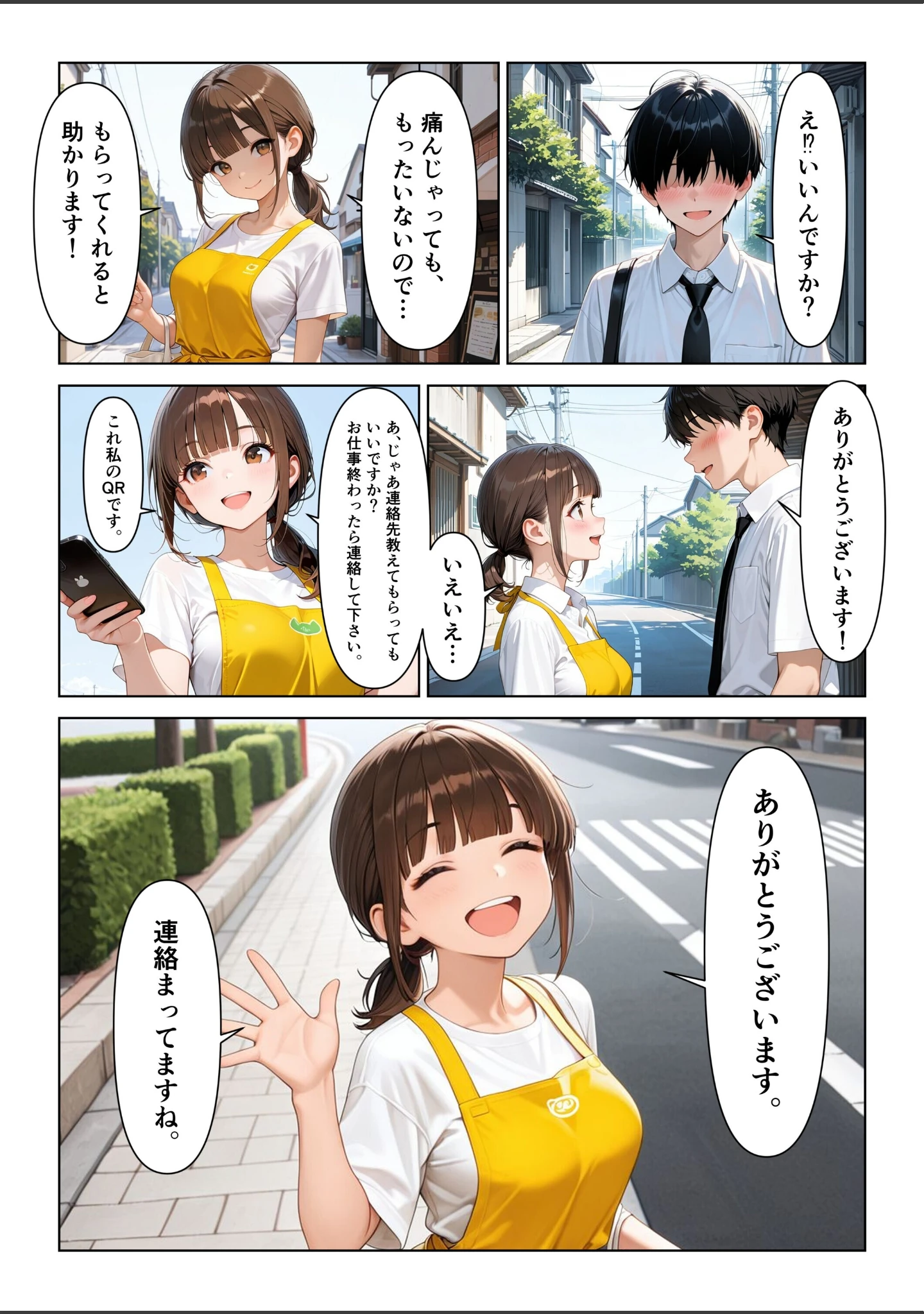 「おとなりの保育士お姉さんの生きゅうりオナニーを見て、中出しセックスしまくった話【モザイク版】」（めろうたいむ） 試し読み 14ページ目