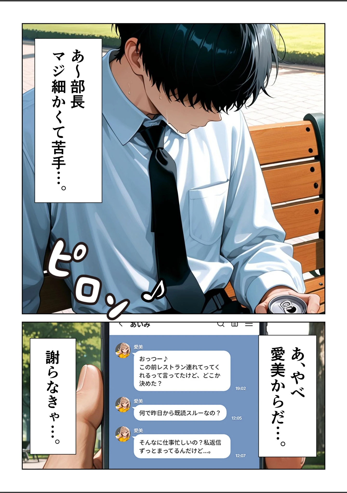 「おとなりの保育士お姉さんの生きゅうりオナニーを見て、中出しセックスしまくった話【モザイク版】」（めろうたいむ） 試し読み 5ページ目