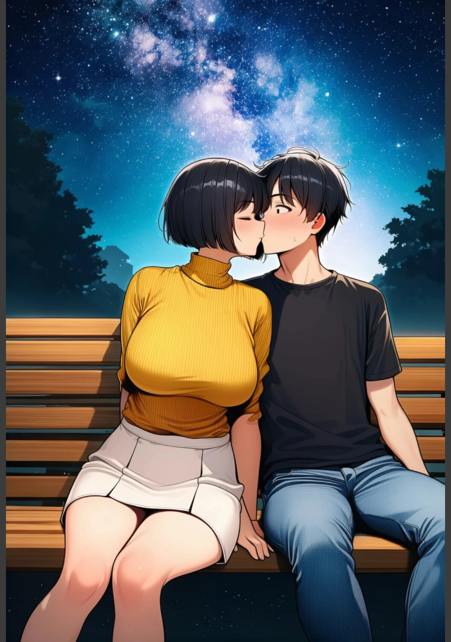 「奇跡は2度起こる〜人妻と星降る夜に〜【棒消し修正版】」（れっさーぱんだ。） 試し読み 11ページ目