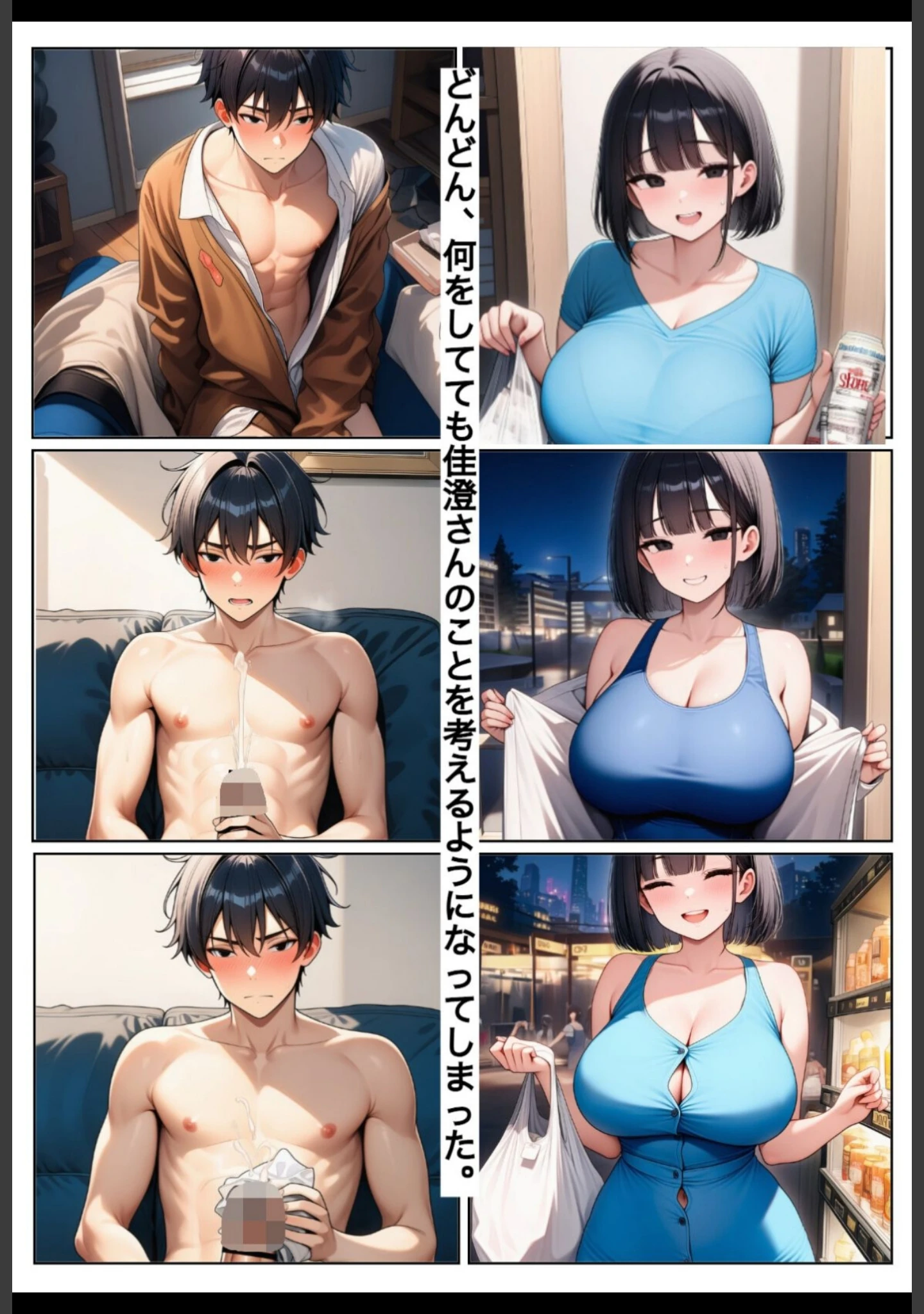 「奇跡は2度起こる〜人妻と星降る夜に〜【棒消し修正版】」（れっさーぱんだ。） 試し読み 4ページ目