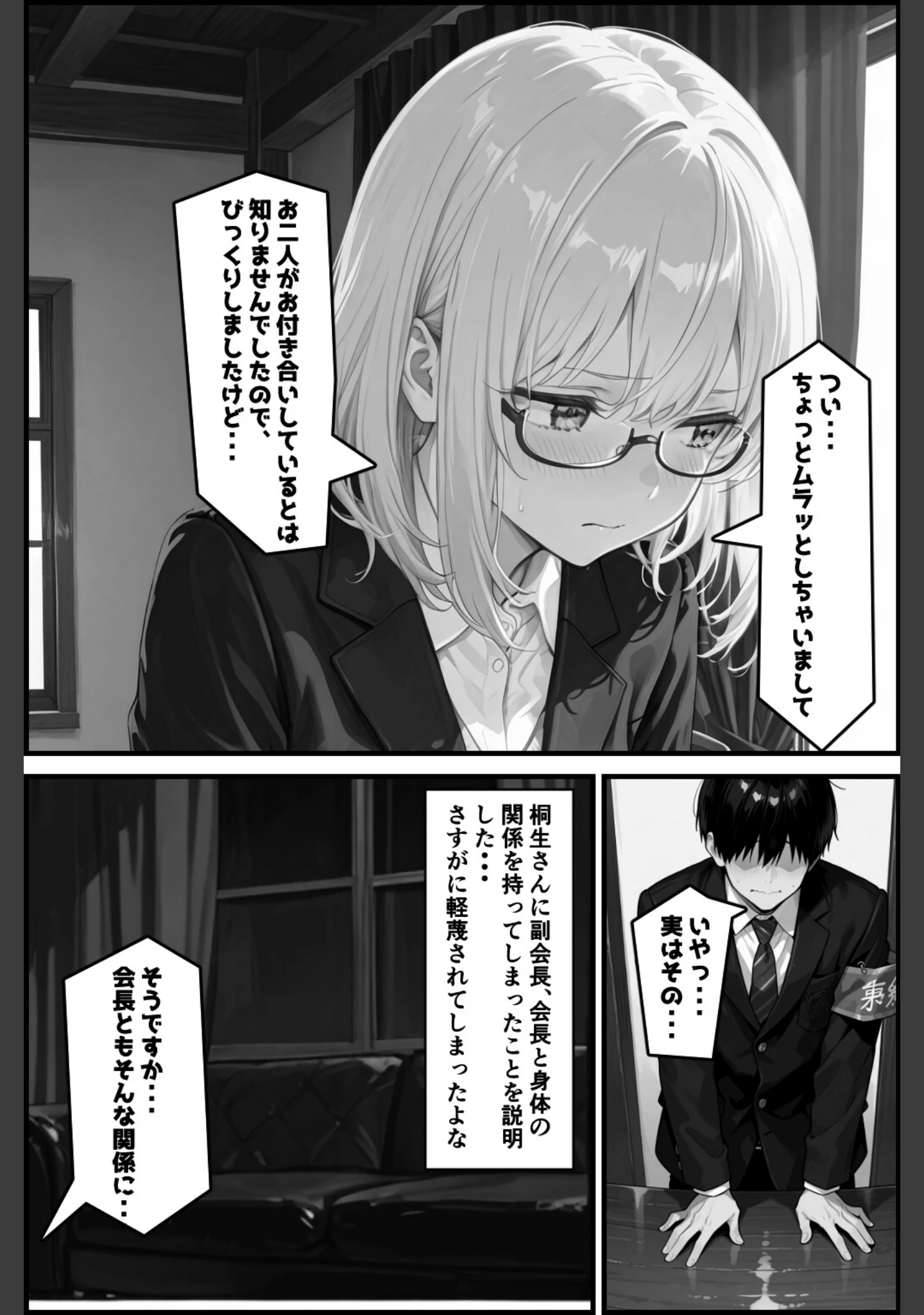 「性徒会【白抜き修正版】（単話）」（愛罠） 試し読み 12ページ目