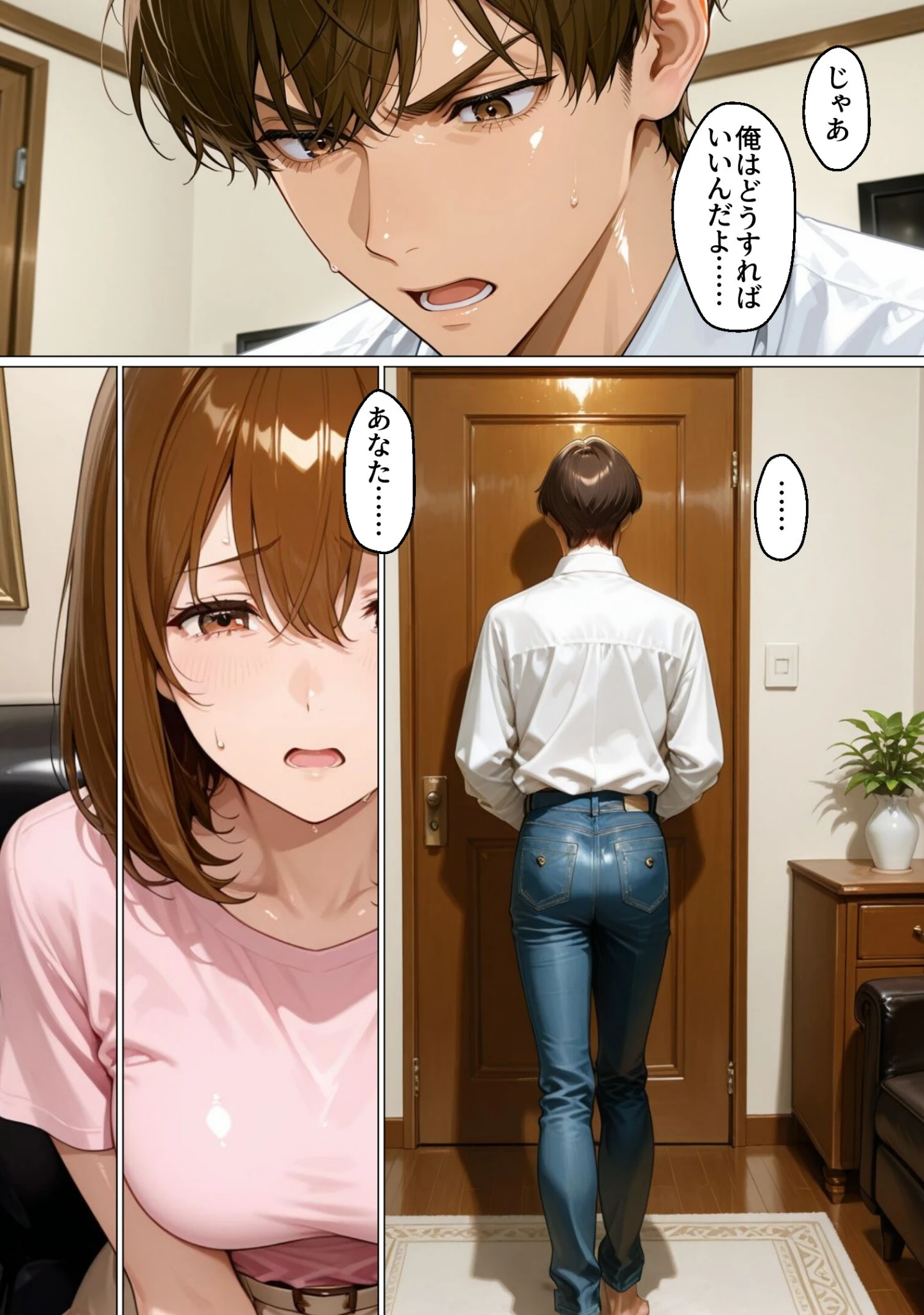 「性不感症の妻を治療してもらったらド淫乱になってしまった【白抜き修正版】」（まるざわ） 試し読み 12ページ目