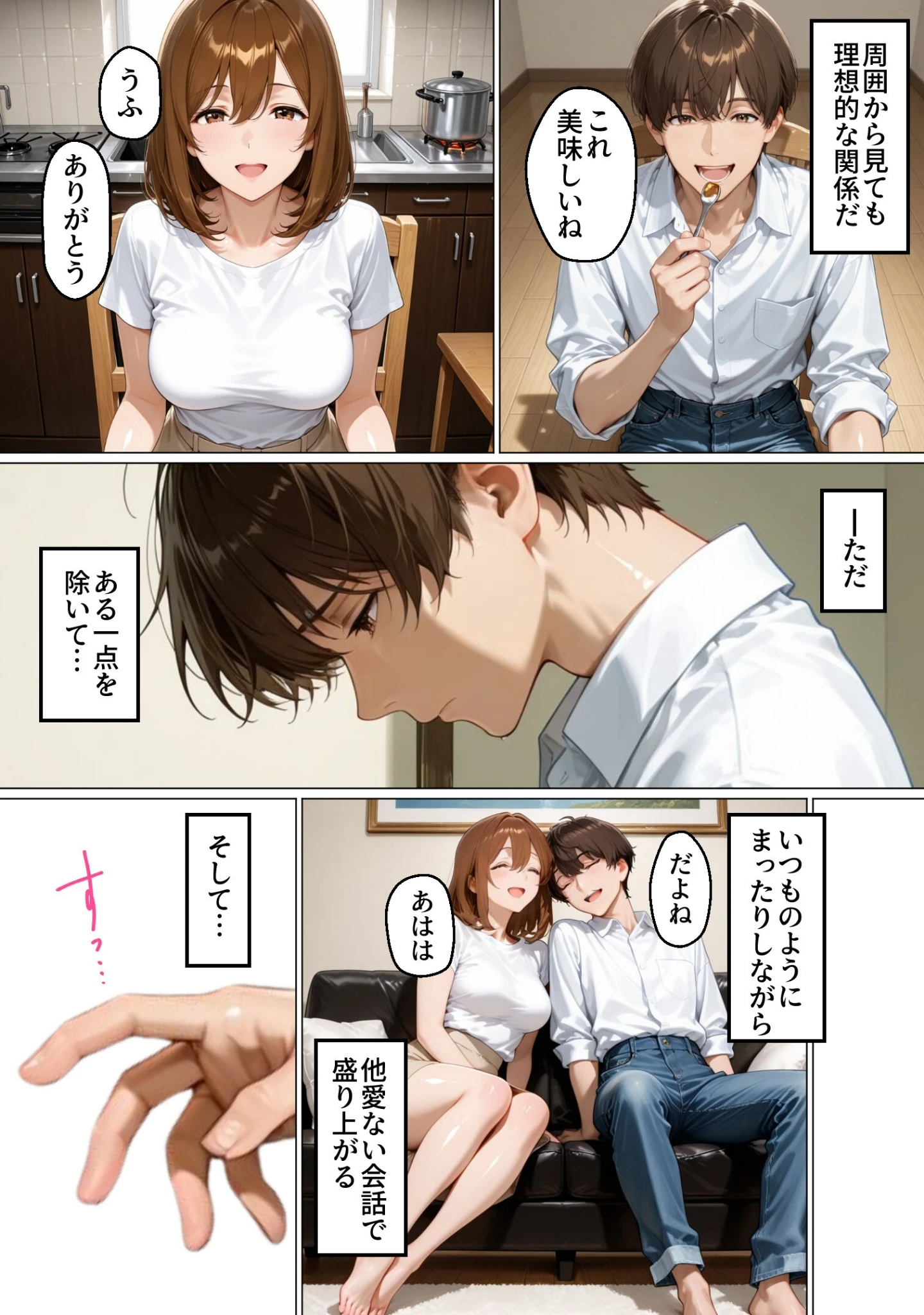 「性不感症の妻を治療してもらったらド淫乱になってしまった【白抜き修正版】」（まるざわ） 試し読み 3ページ目