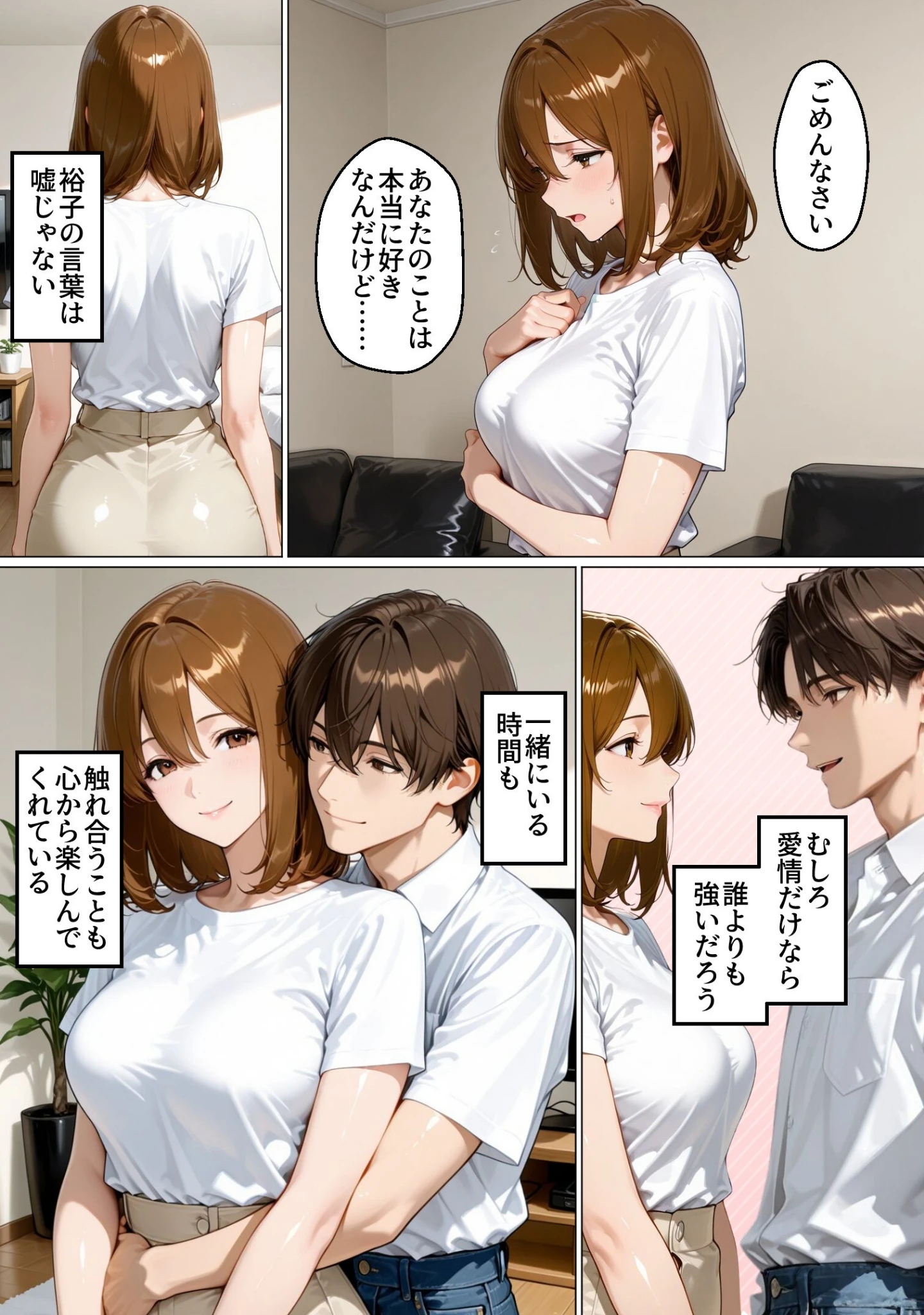 「性不感症の妻を治療してもらったらド淫乱になってしまった【白抜き修正版】」（まるざわ） 試し読み 6ページ目